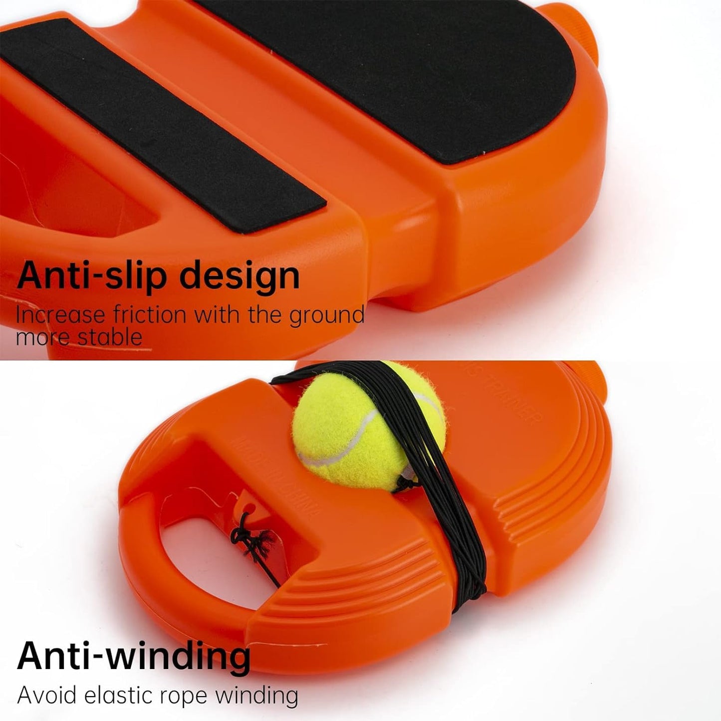 UK-0364 Tennis Trainer Rebound Ball,Solo Tennis Training Equipment for Self-Pracitce,Portable Tool,Tennis Rebounder Kit