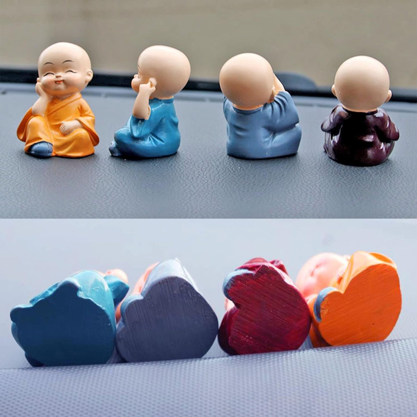 UK-0131 Baby Buddha 4PC and Show Piece Used for House, Office and Official Decorations ETC