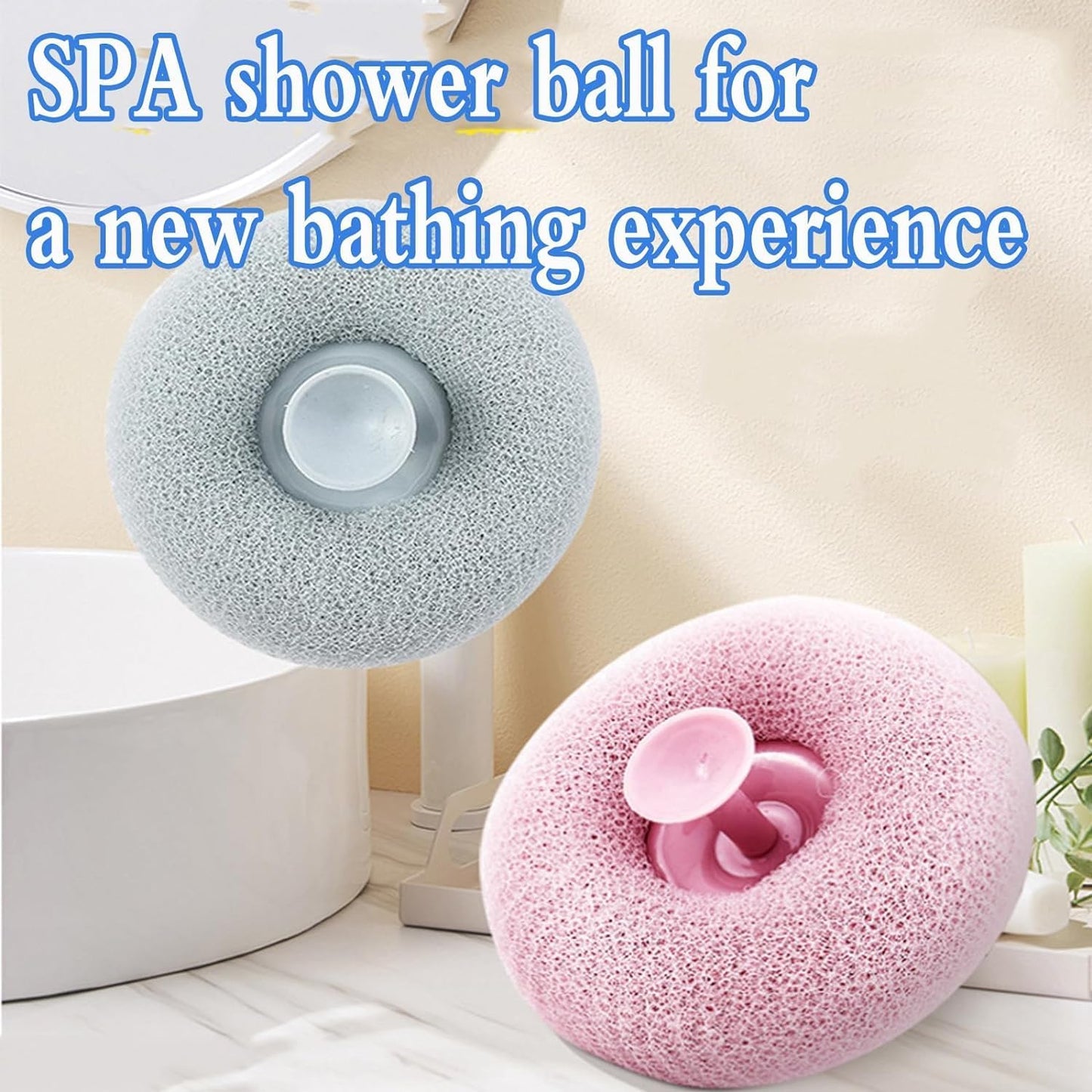 UK-0362 Loofah Bath Sponge Body Scrubber Mesh for Men Women Exfoliating Bath Sponge Cleaning Brush for Body