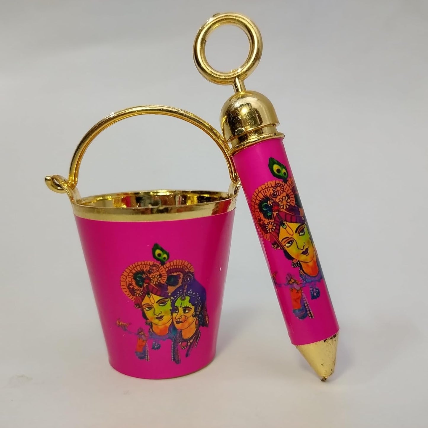 UK-0810 Holi Bucket and Pichkari/Pichakari Set for Holi Celebration for Holi Festival Daily Bathing Toy Combo(Multicolor)