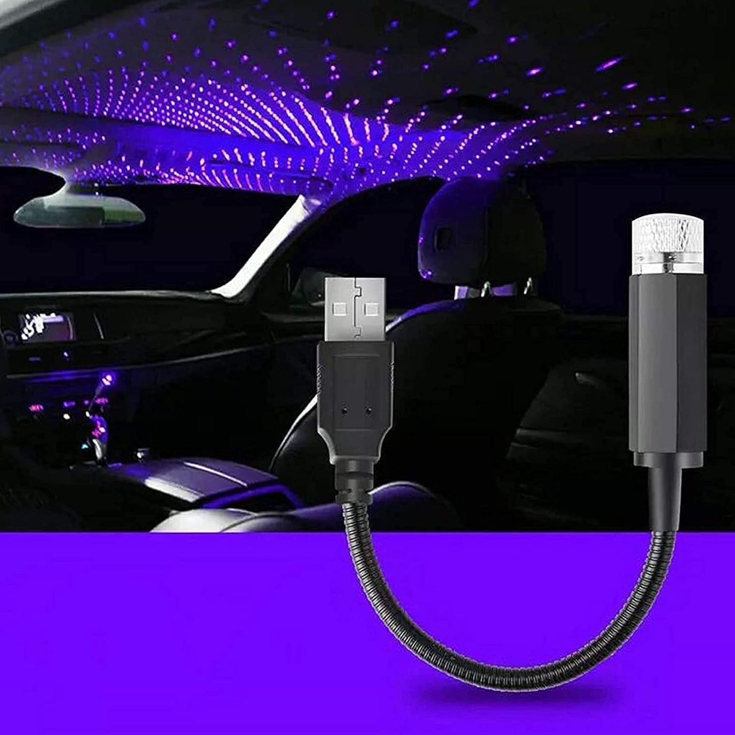 UK-0238 Star Light Galaxy Room Home Night Decoration Sky Ambiance Laser Micro Projector Atmosphere Ambient Roof Ceiling Decorator & Romantic Lights Universal for All Cars