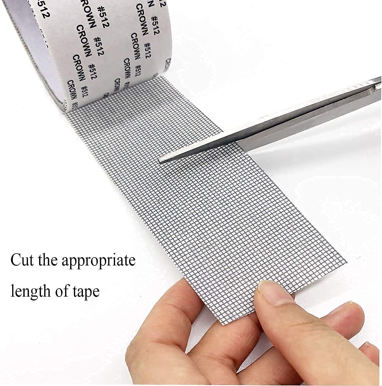 UK-0735 Fibreglass Tape Repair Kits, Strong Selfadhesive Screen Tapes Patch,Spider Catcher Covering Mesh Size : 2" × 6'.5"