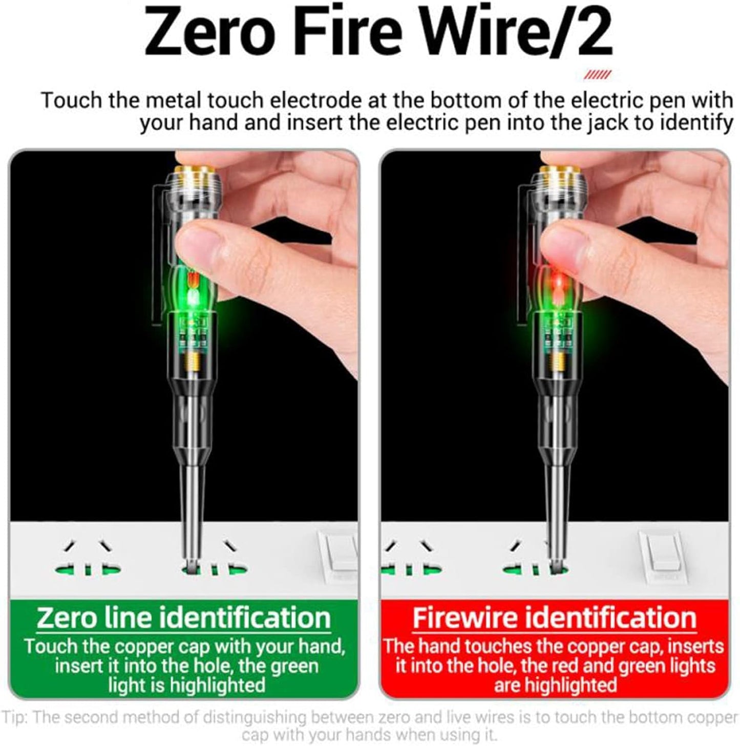 UK-0724 Multifunction Dual LED AC-DC Light Tester Pen