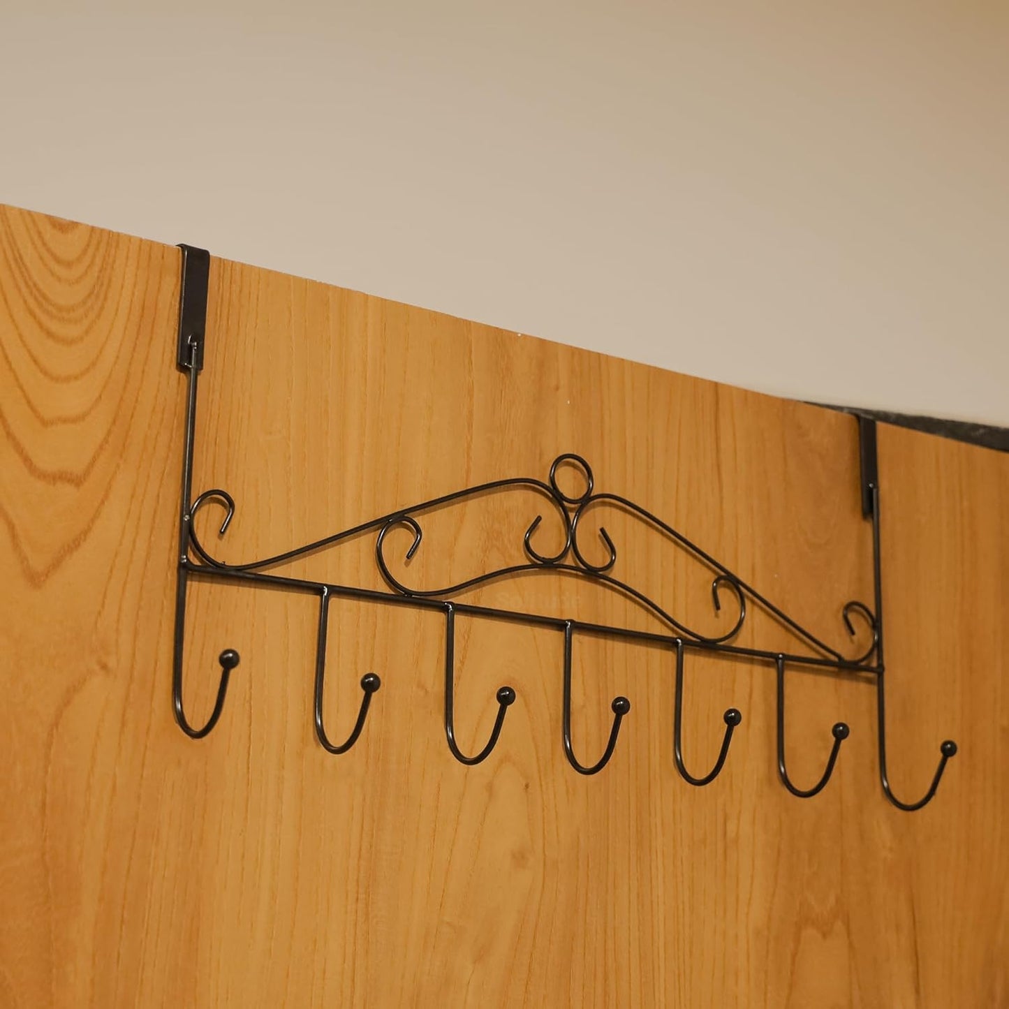 UK-0806 Door Hook | Cloth Hanger | Without Drill Door Hook | Space Saving Over Door Hook | Coat Scarf Towel Tie Holder