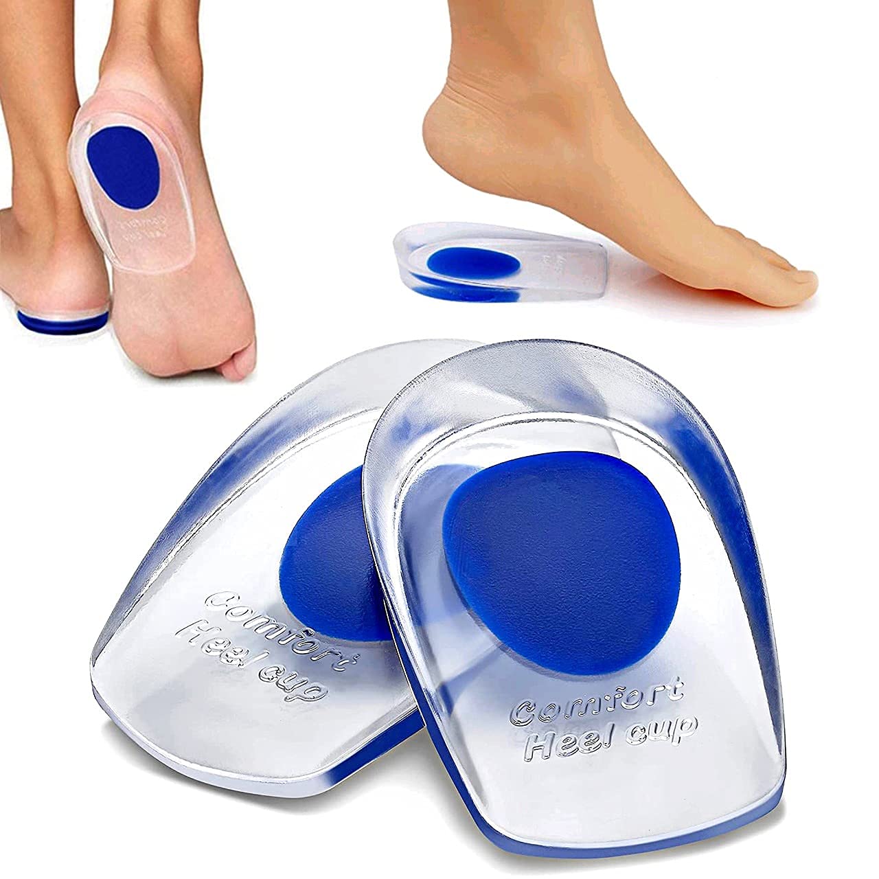 UK-0167 Silicone Gel Heel Pad For Heel Swelling Pain Relief
