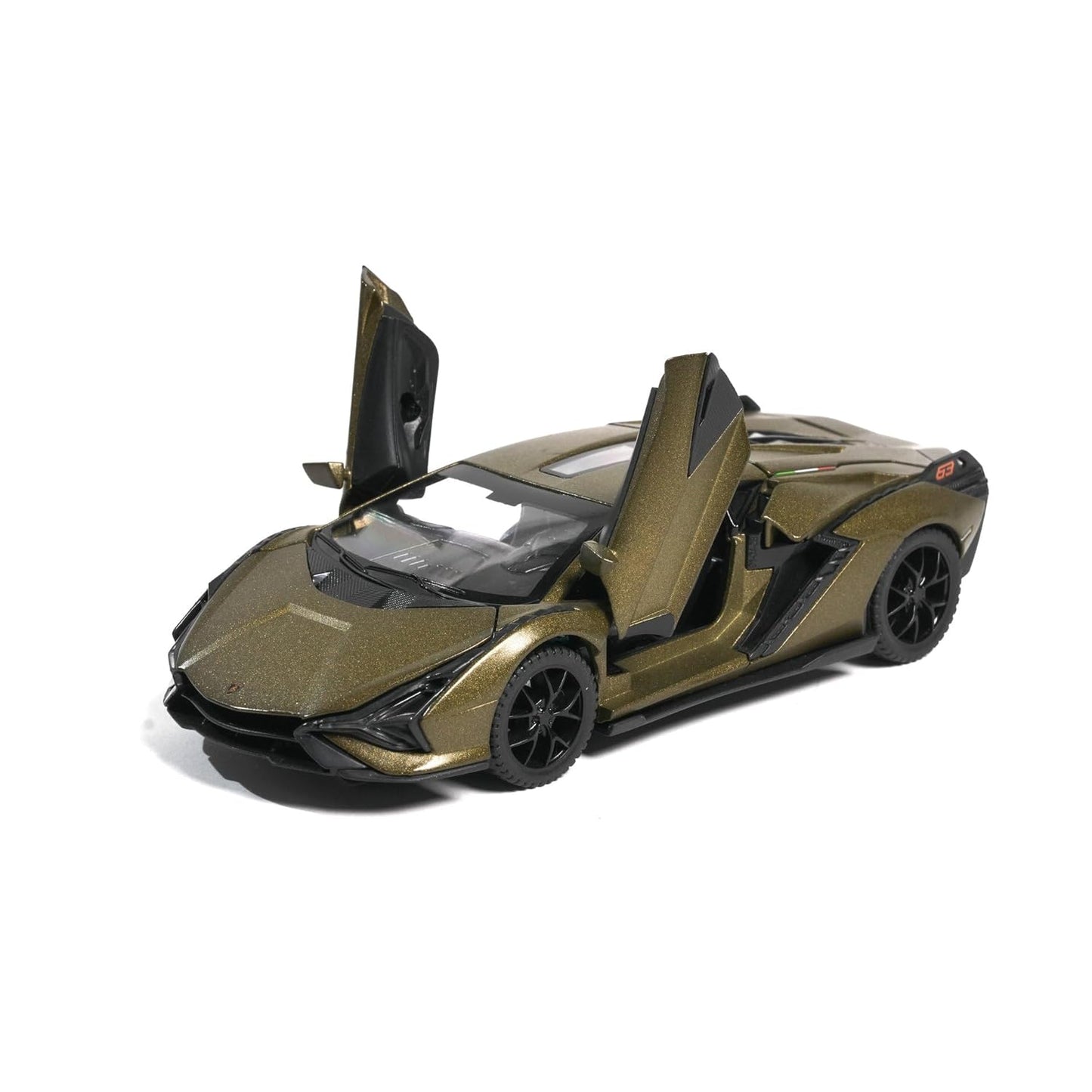 UK-1070 PLAY ME Lamborghini Model Car 1:32 Exclusive Alloy Metal Pull Back Die-cast Car Die-cast Metal Pullback Toy car with Openable Doors & Light Music