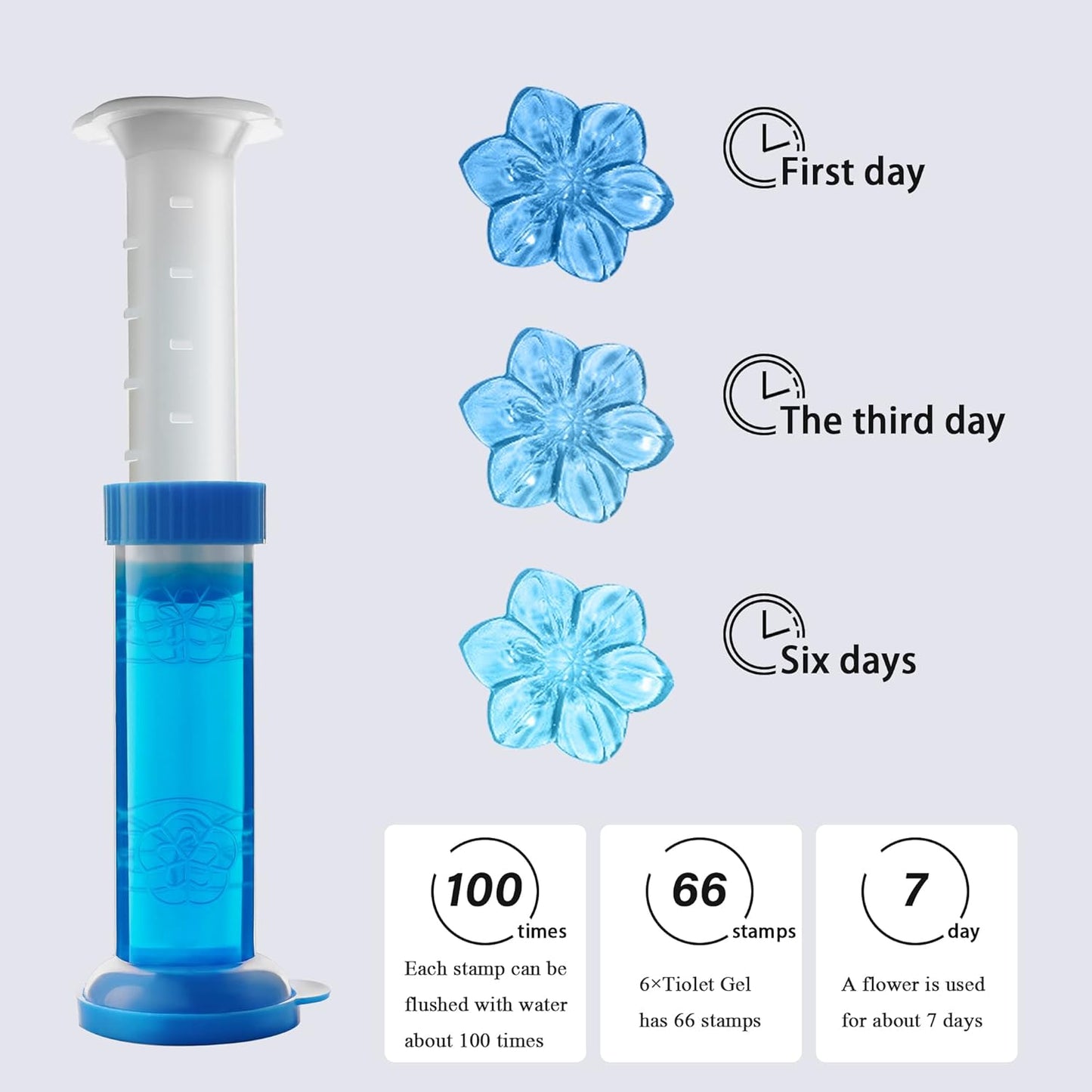 UK-0632 Toilet Gel Stamp,Fresh Flower Gel Stamp Kinds Of Scent Toilet Bowl Cleaner Stamp Refills Kit