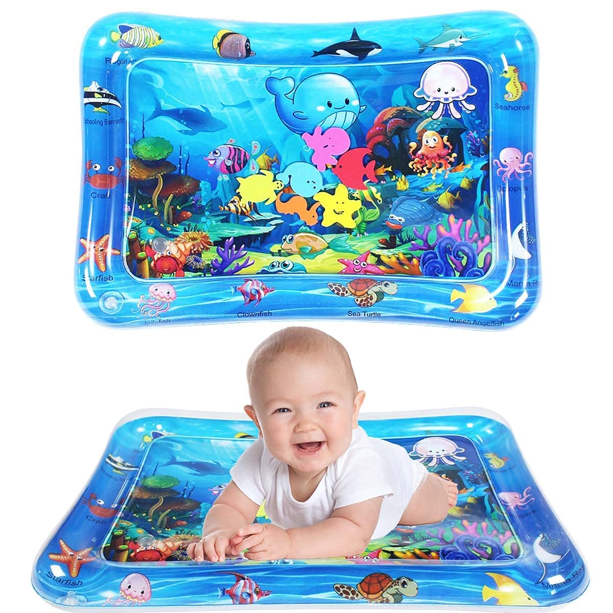 UK-0135 Baby Kids Water Play Mat Toys Baby Slapped Pad Water & Leak Proof Baby Carpet Inflatable, Fun & Play