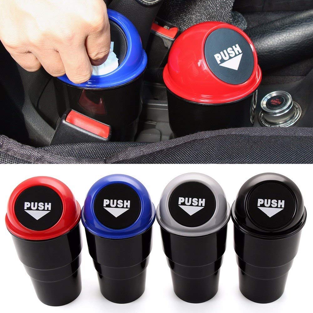 UK-0172 Car Dustbin small Dustbin for kitchen Mini car trash bin foldable dustbin for car