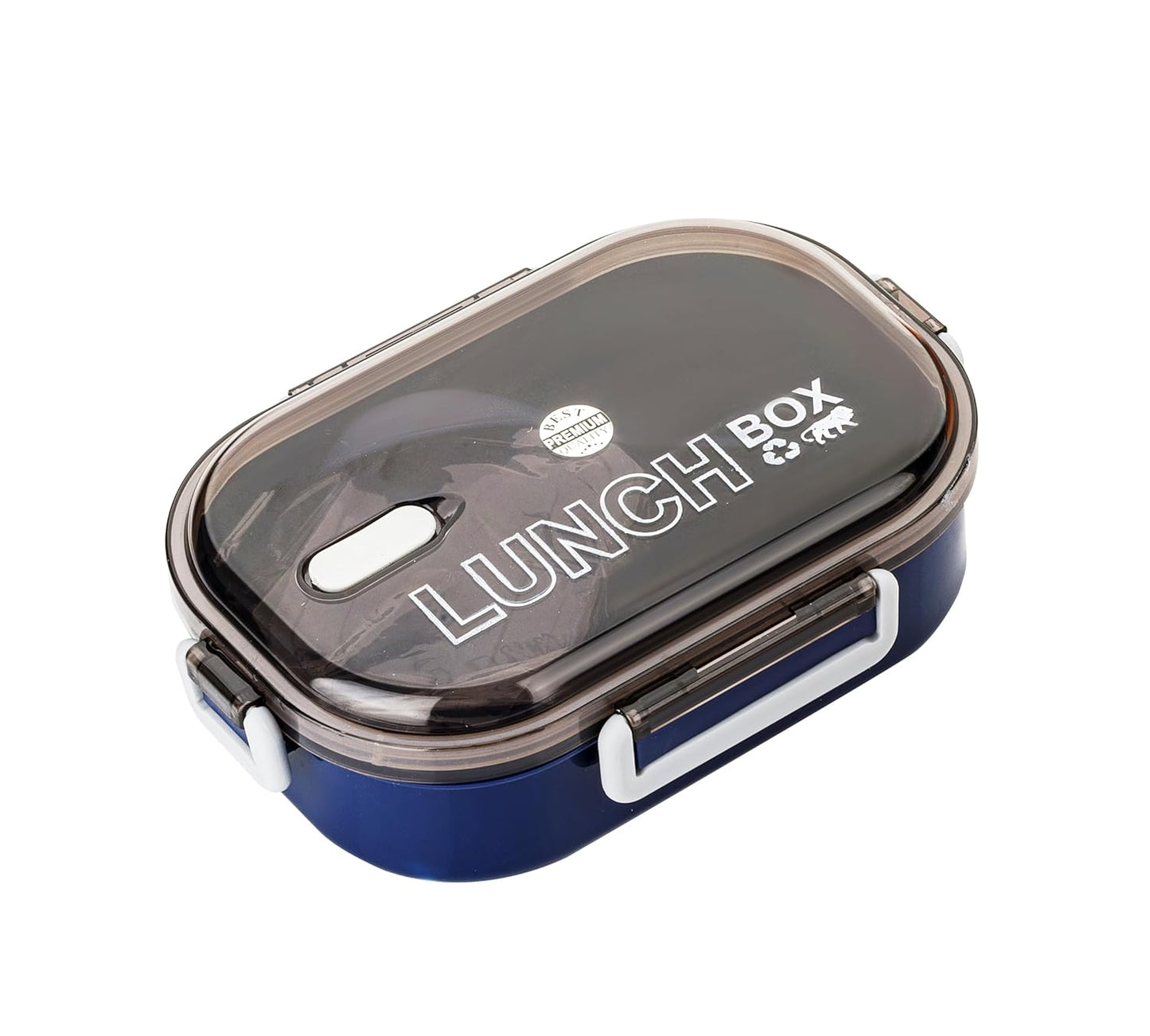 UK-0832 Students Lunch Box Leak Proof and 1 Pic Spoon With Water Bottle , Colour for School & Office Make in India Product (Multicolor)