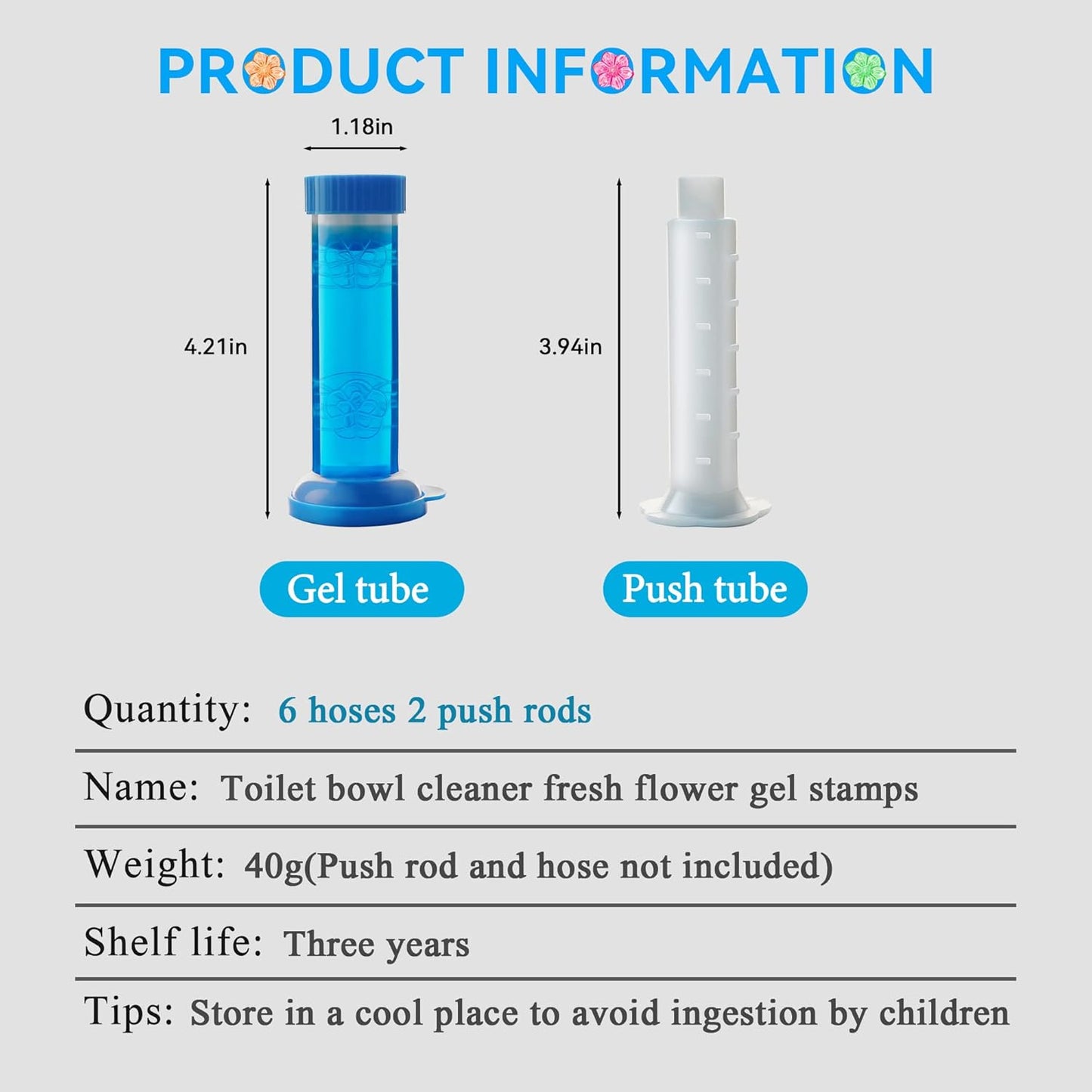 UK-0632 Toilet Gel Stamp,Fresh Flower Gel Stamp Kinds Of Scent Toilet Bowl Cleaner Stamp Refills Kit