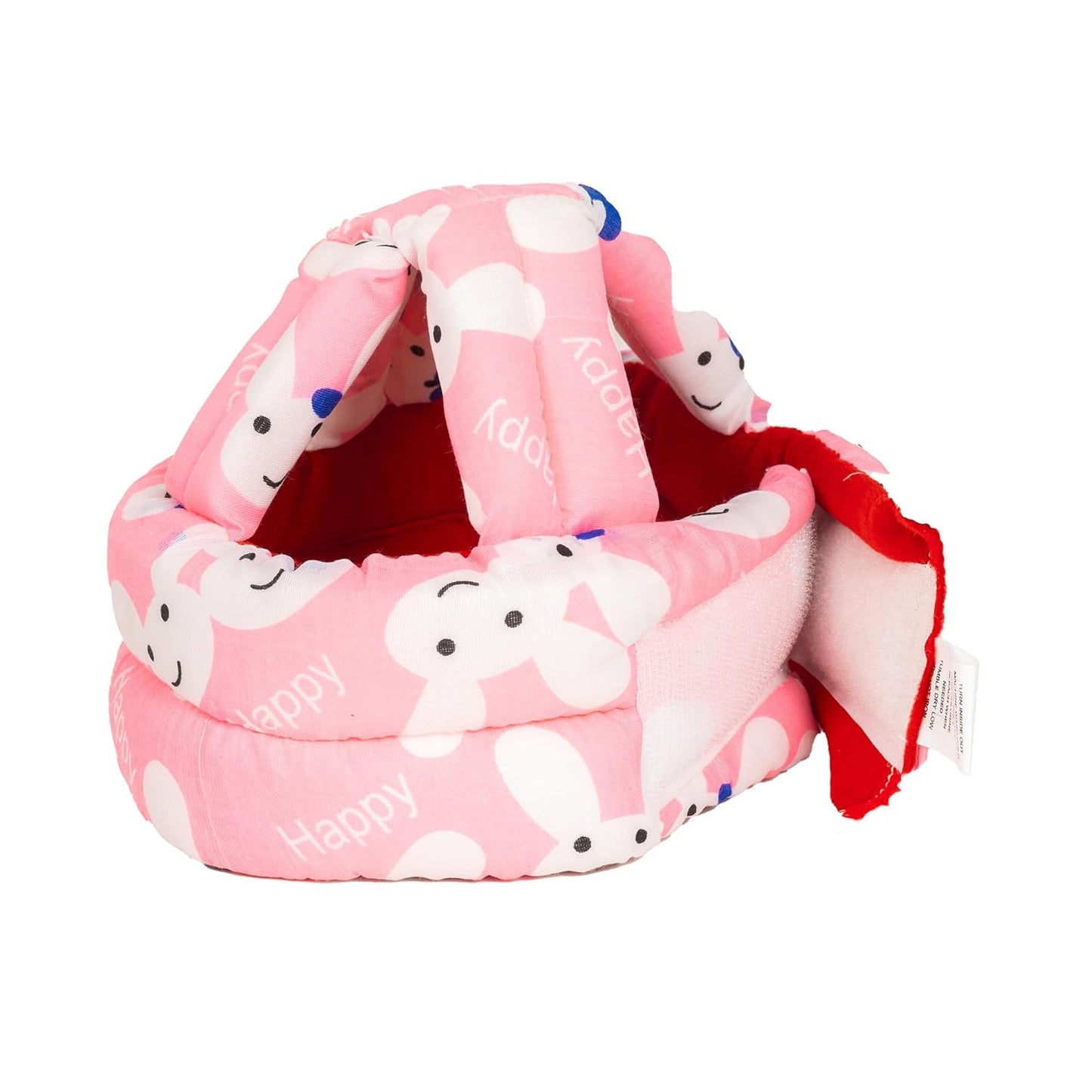 UK-0117 Baby Head Protector for Safety - Adjustable Safety Helmet 6m to 3y Kids, Soft Head Cushion Protective Running Walking Crawling Safety Helmet