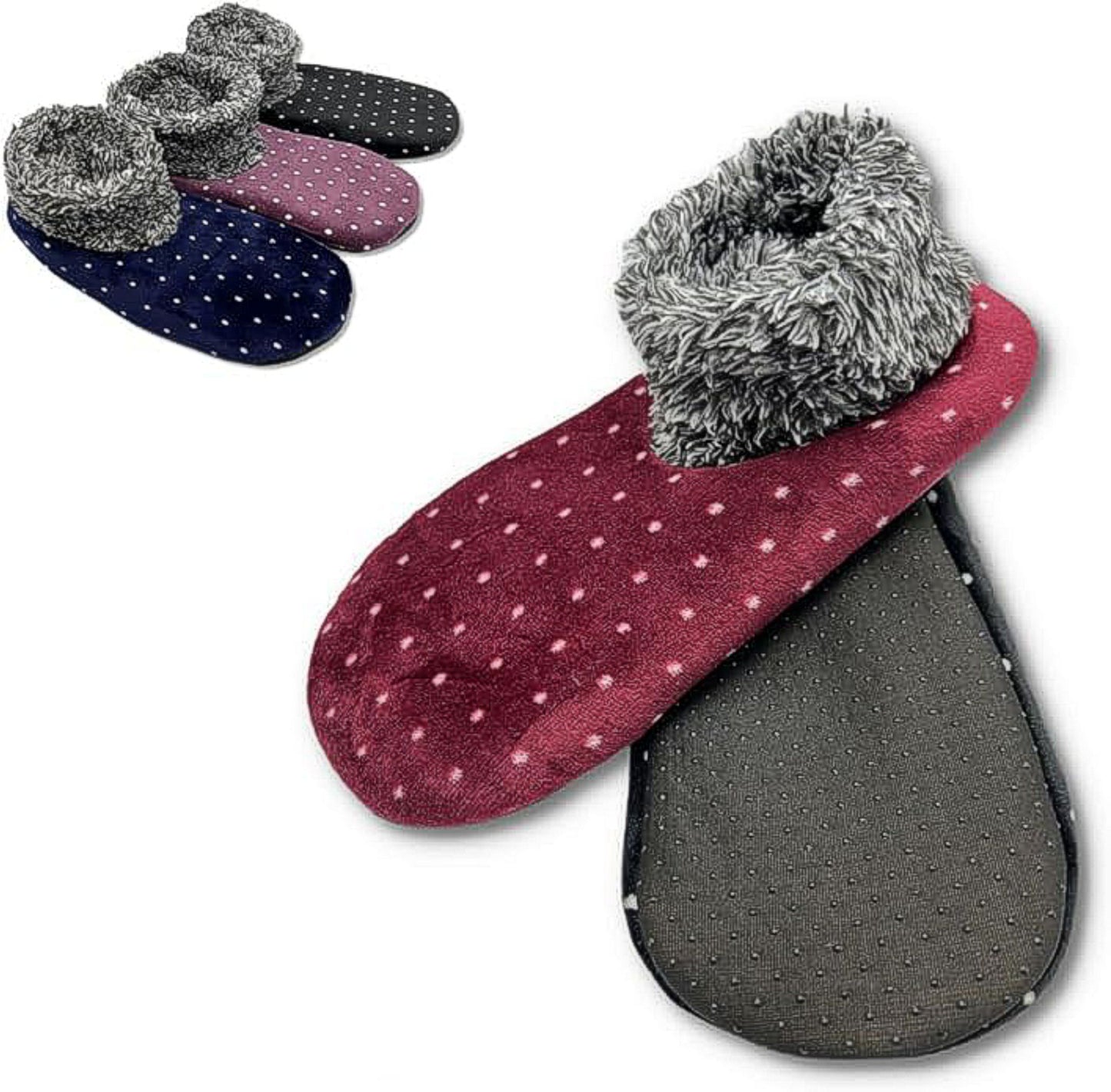 UK-0683 Slipper Socks , Floor Socks Fuzzy Slipper Makhmal Socks for Kid's