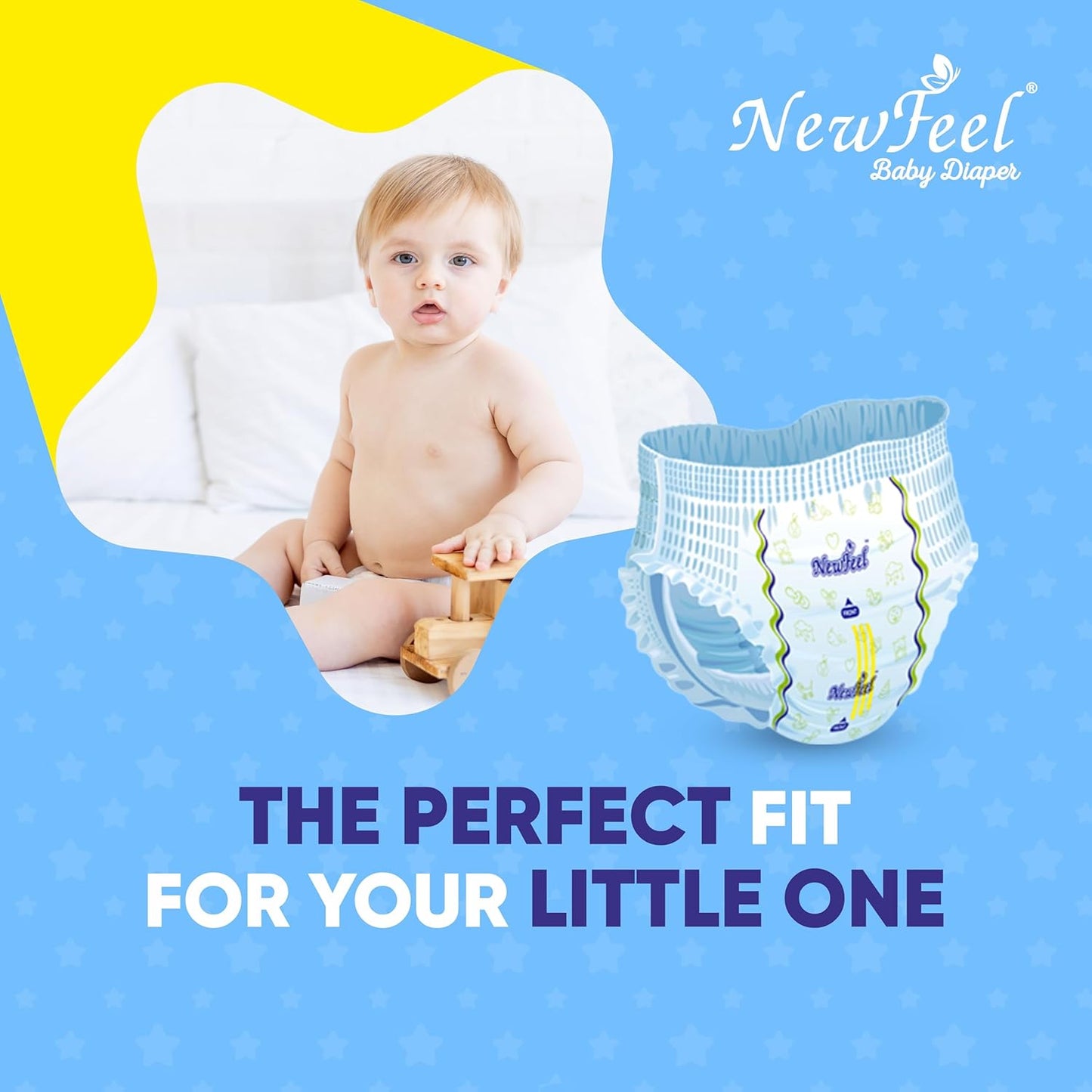 UK-0665 Newfeel Super Saver Baby pant Diapers Extra Large XL (26 pant) 12 to 17kg