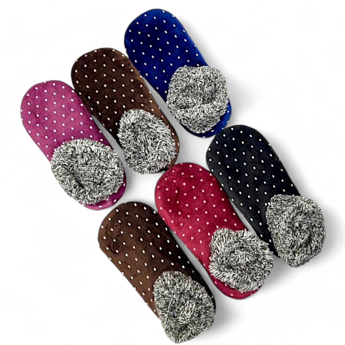 UK-0683 Slipper Socks , Floor Socks Fuzzy Slipper Makhmal Socks for Kid's