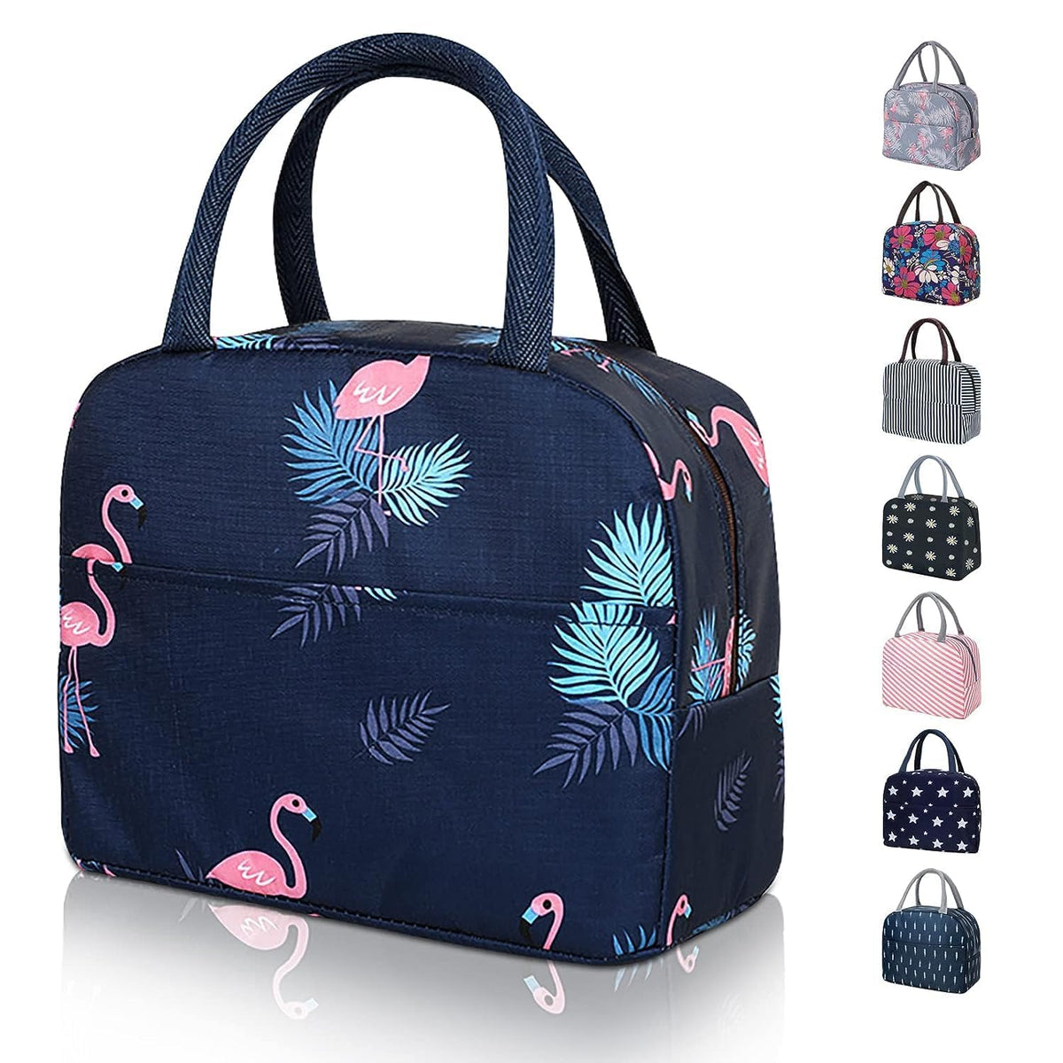 UK-0358 Lunch Bag for Office Women | Tiffin Insulated Handbag for Lunch Box | School, Picnic, Office, Outdoor