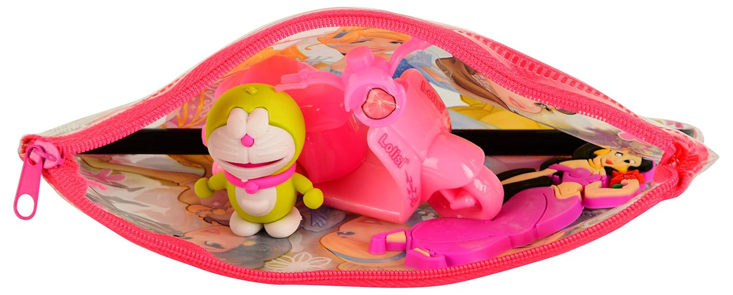 UK-0566 Pencil Kit Pouch Combo Set of 1 Pencil, 1 Rubber, 1 Sharpener