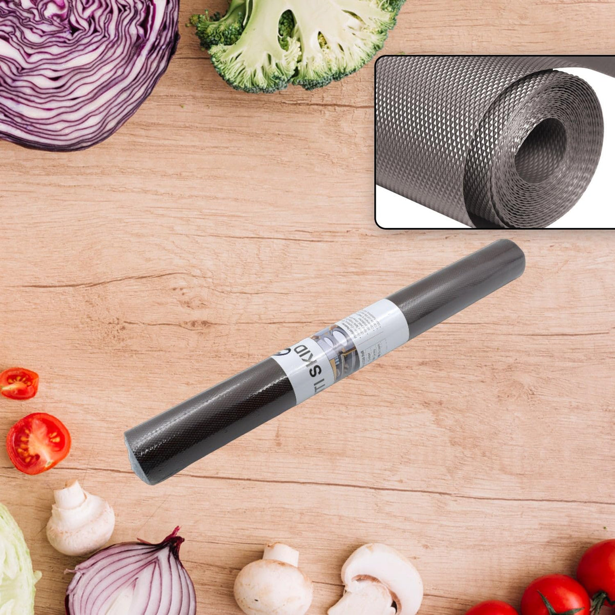 Anti-Slip Bathroom Kitchen Cabinet Drawer Shelf Mat Liner Sheets Roll, Fridge Mat, Table Mat Anti-Slip Super Strong Placement Mat for Fridge (Copy)