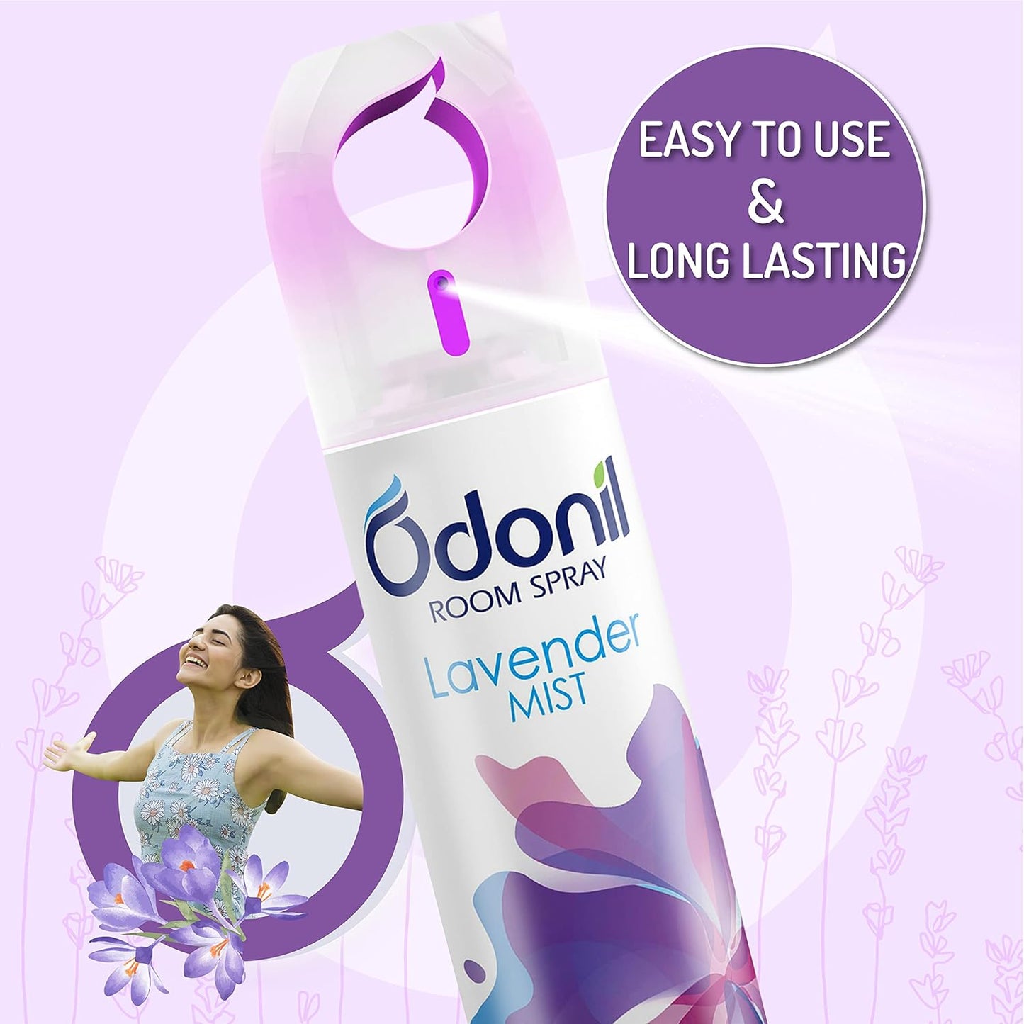 UK-0446 Odonil Special Room Freshner (Rose+Jasmine+Lavender) Combo Spray (3 X 170 Ml)