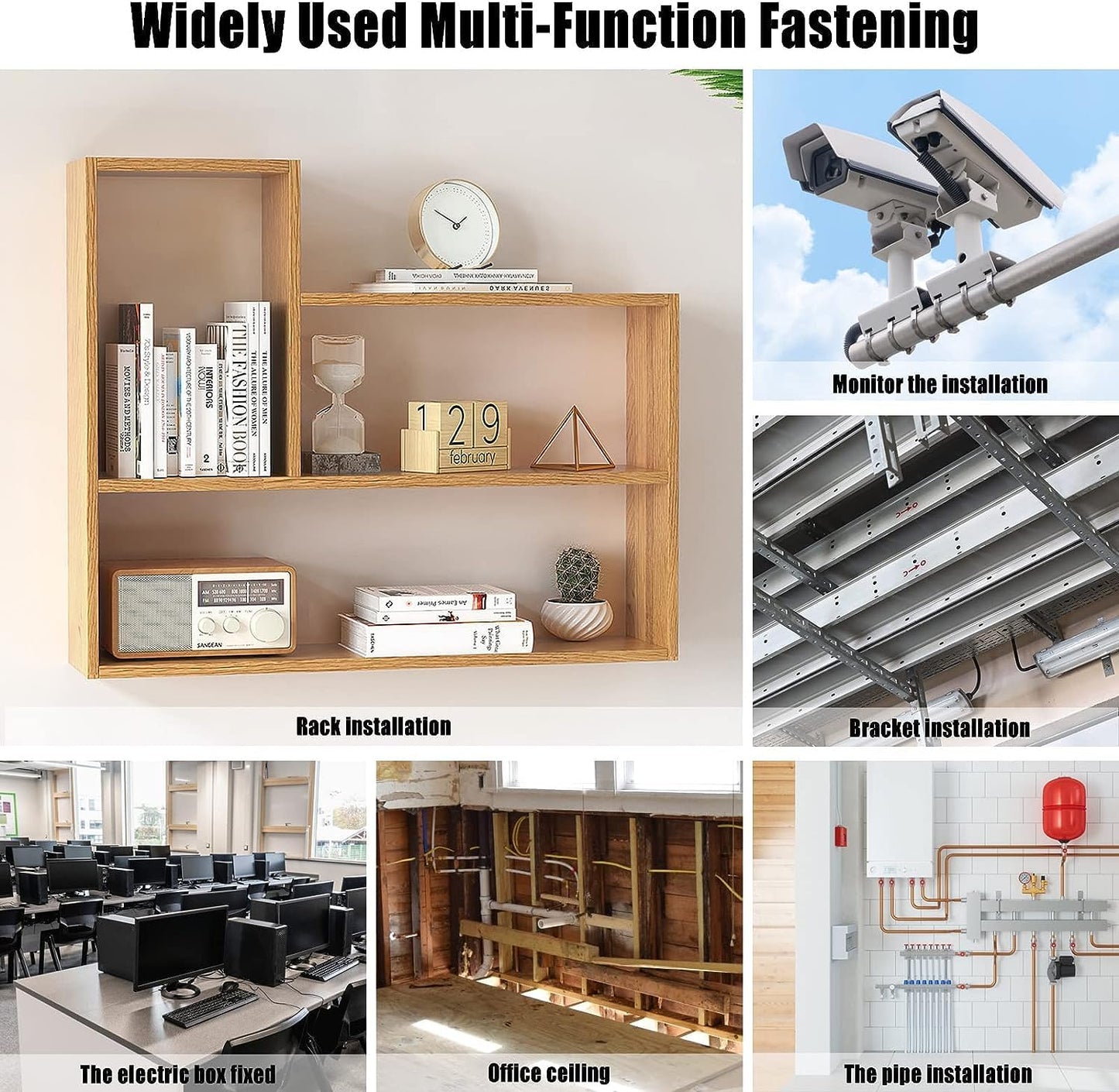 UK-0612 Manual Steel Nail Gun Tool, Concrete Nail Gun, Portable Mini Nail Shooting Machine , Nail Wall Fixing Tool for Cement Walls(Without Nail)