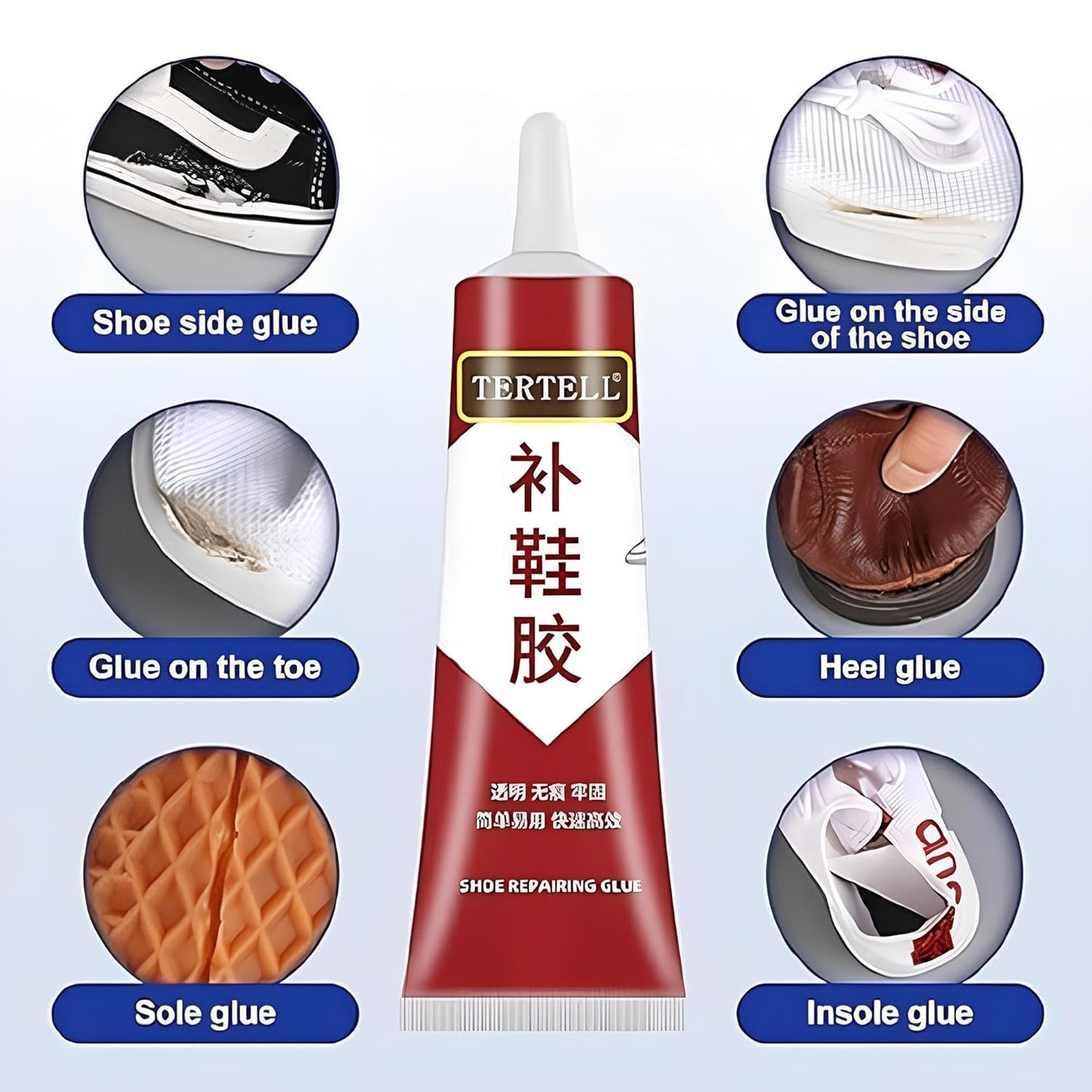 UK-0765 Waterproof Shoe Glue, Quick-drying Shoe Repair Glue