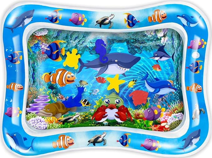 UK-0135 Baby Kids Water Play Mat Toys Baby Slapped Pad Water & Leak Proof Baby Carpet Inflatable, Fun & Play