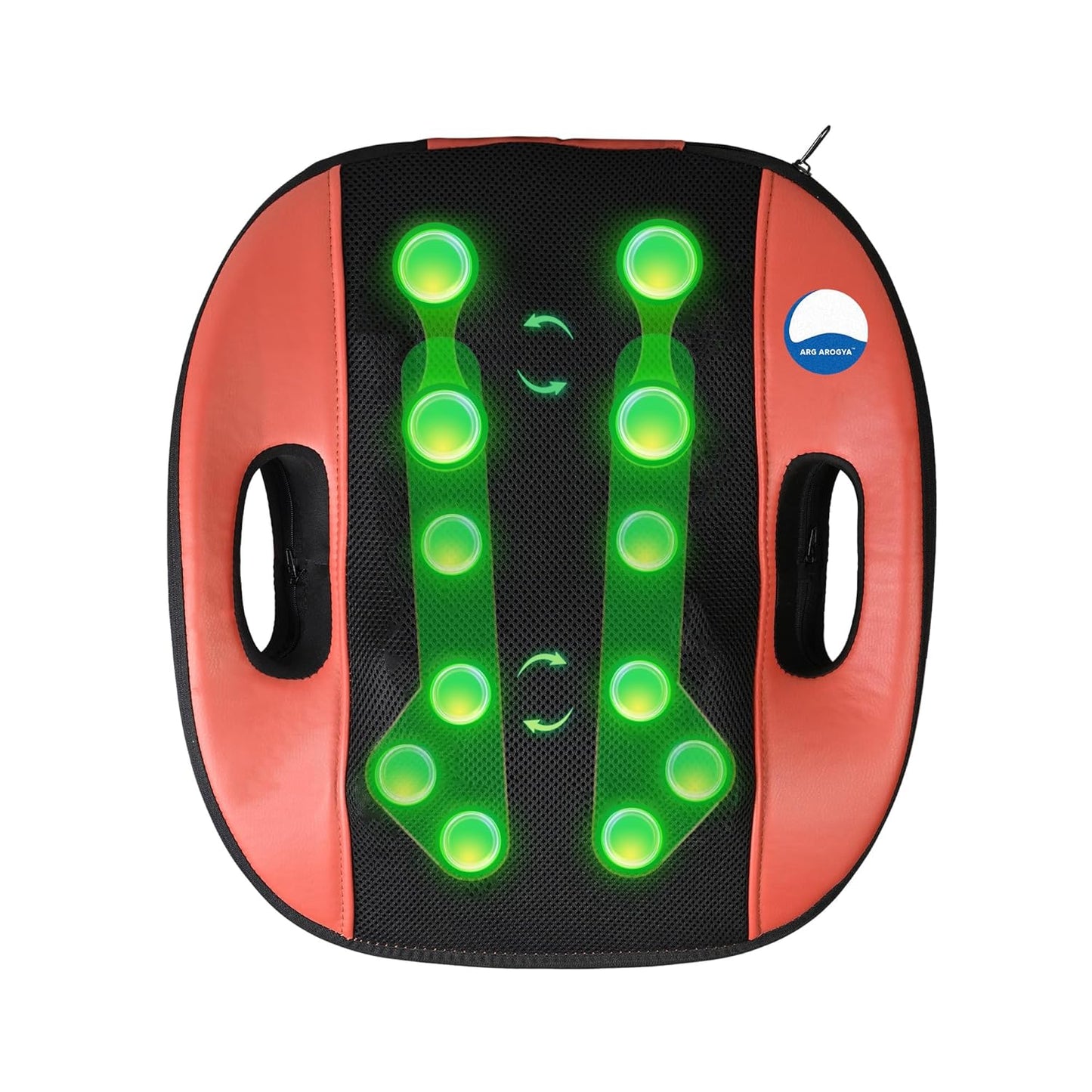 UK-0968 back massager cushion with heat function backpain cushion for chair electric back massager for pain relief roller for back massage