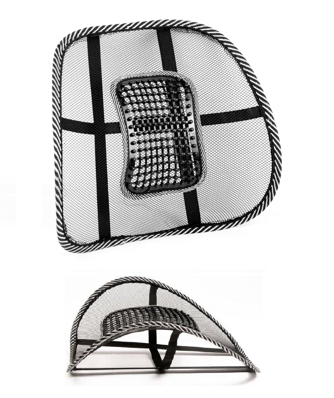 UK-0792 Lumbar Support Mesh Cushion Pad, Universal Back Lumbar Support Chairs For Office Chair, Home, Car, Seat To Relieve Pain