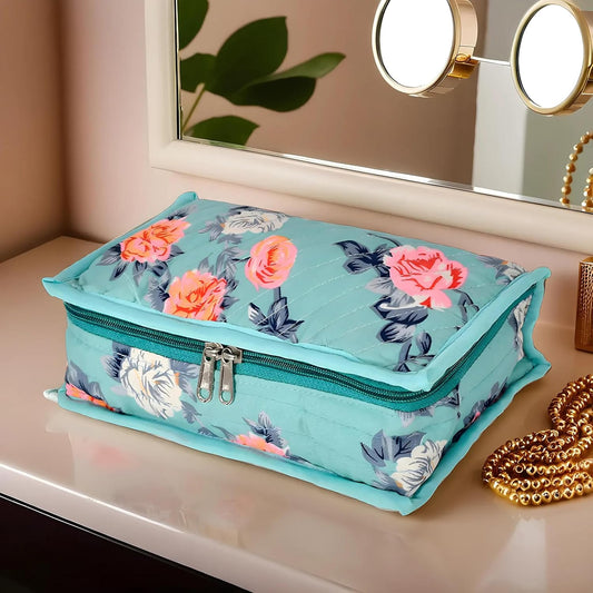 Jewellery Organizer Locker Bag Set for Women and Girls for Necklaces Earring Ring Chains Case Cosmetic Travel Storage Bag