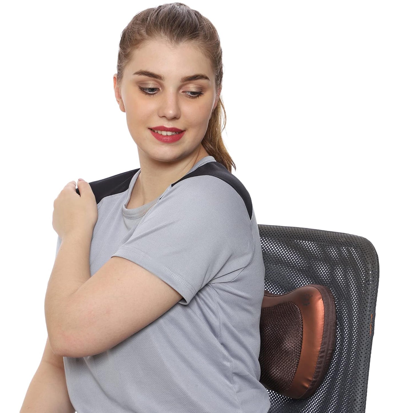UK-0102 Body Massage Pillow neck massager cushion seat stress pain relief relax massage Car or Electronic Massage Pillow Massager 8 Ball Neck Shoulder Massager Back