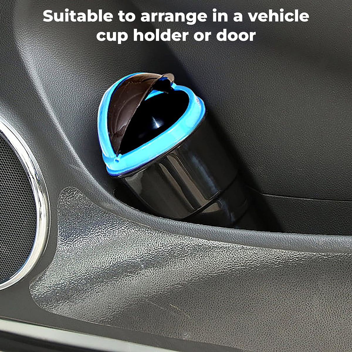 UK-0172 Car Dustbin small Dustbin for kitchen Mini car trash bin foldable dustbin for car