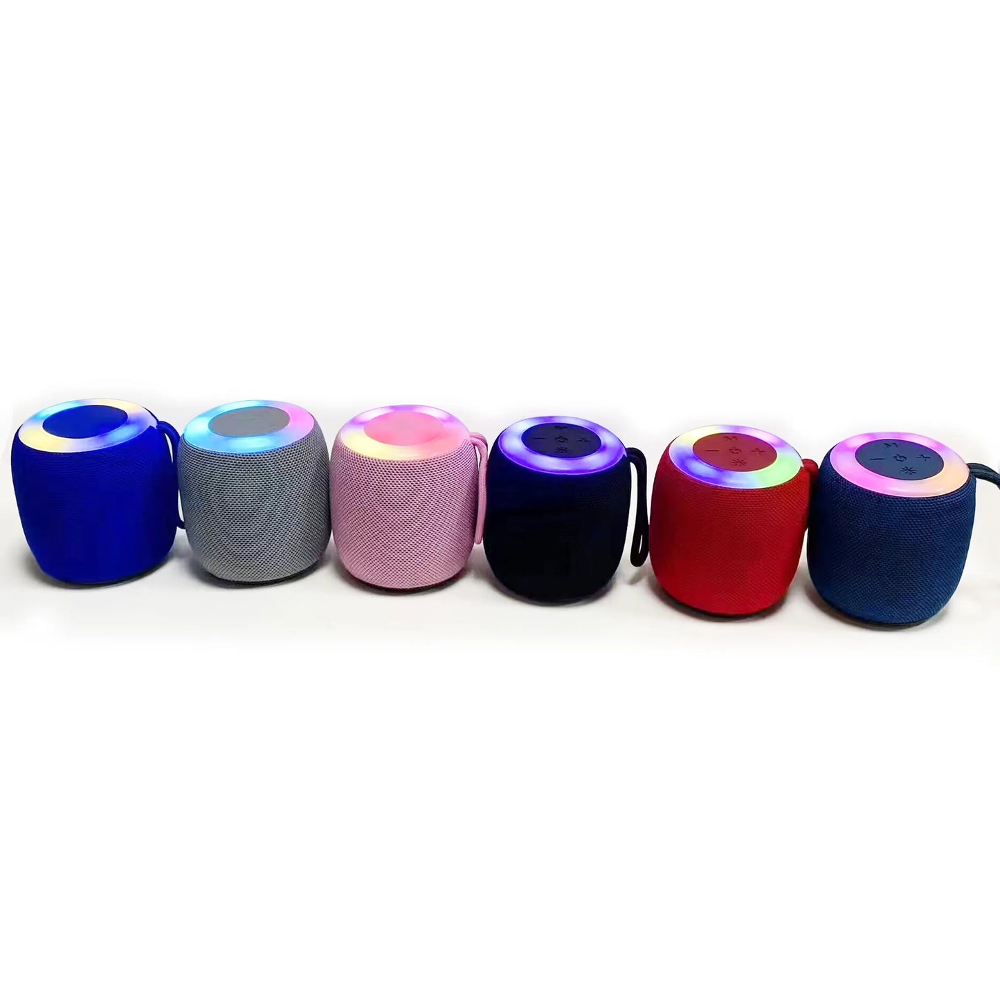 UK-0796 M&I-002 Bluetooth Speakers,Portable Wireless Speaker with 5W Stereo Sound, IPX6 Waterproof Speaker with LED Light