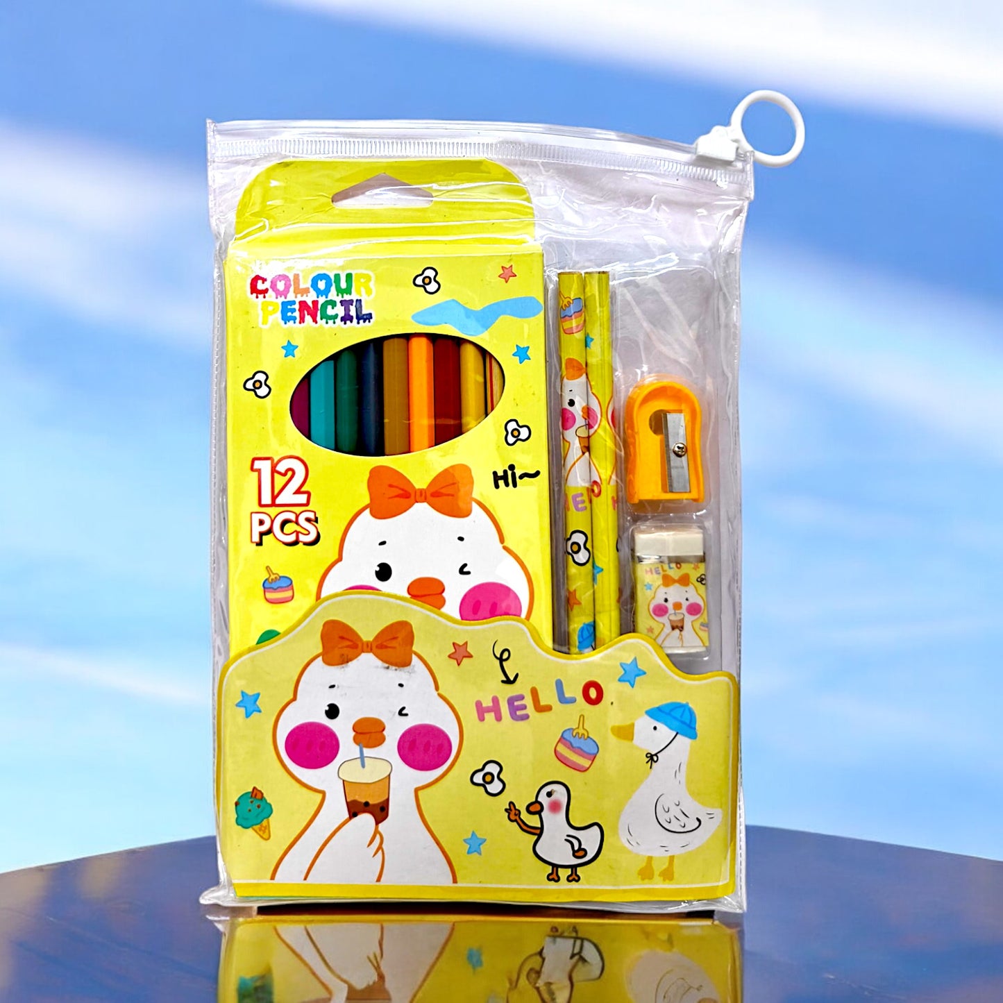 UK-0579 kids Colouring 12pc Pencil Set