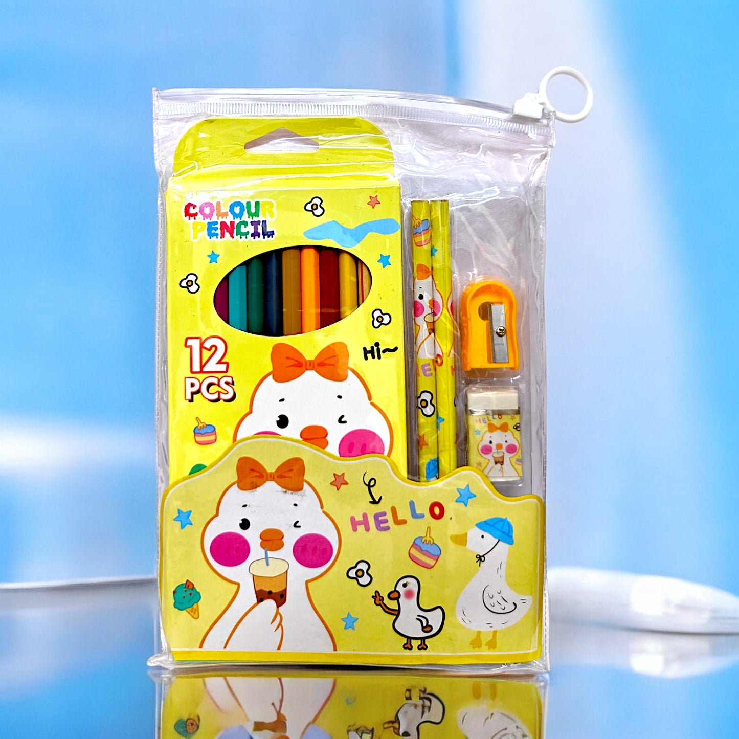 UK-0579 kids Colouring 12pc Pencil Set