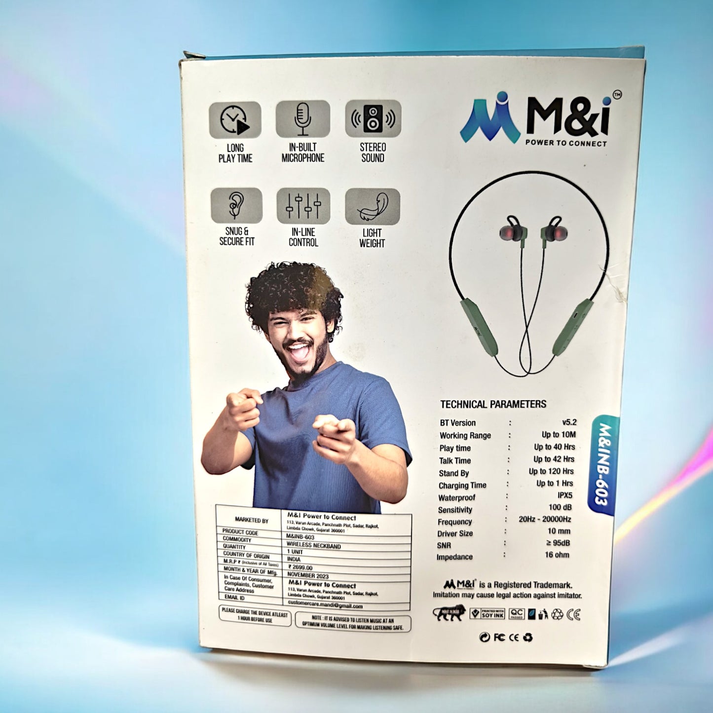 uk-0597 M&i JACK SERIES Neckband (M&INB-603)