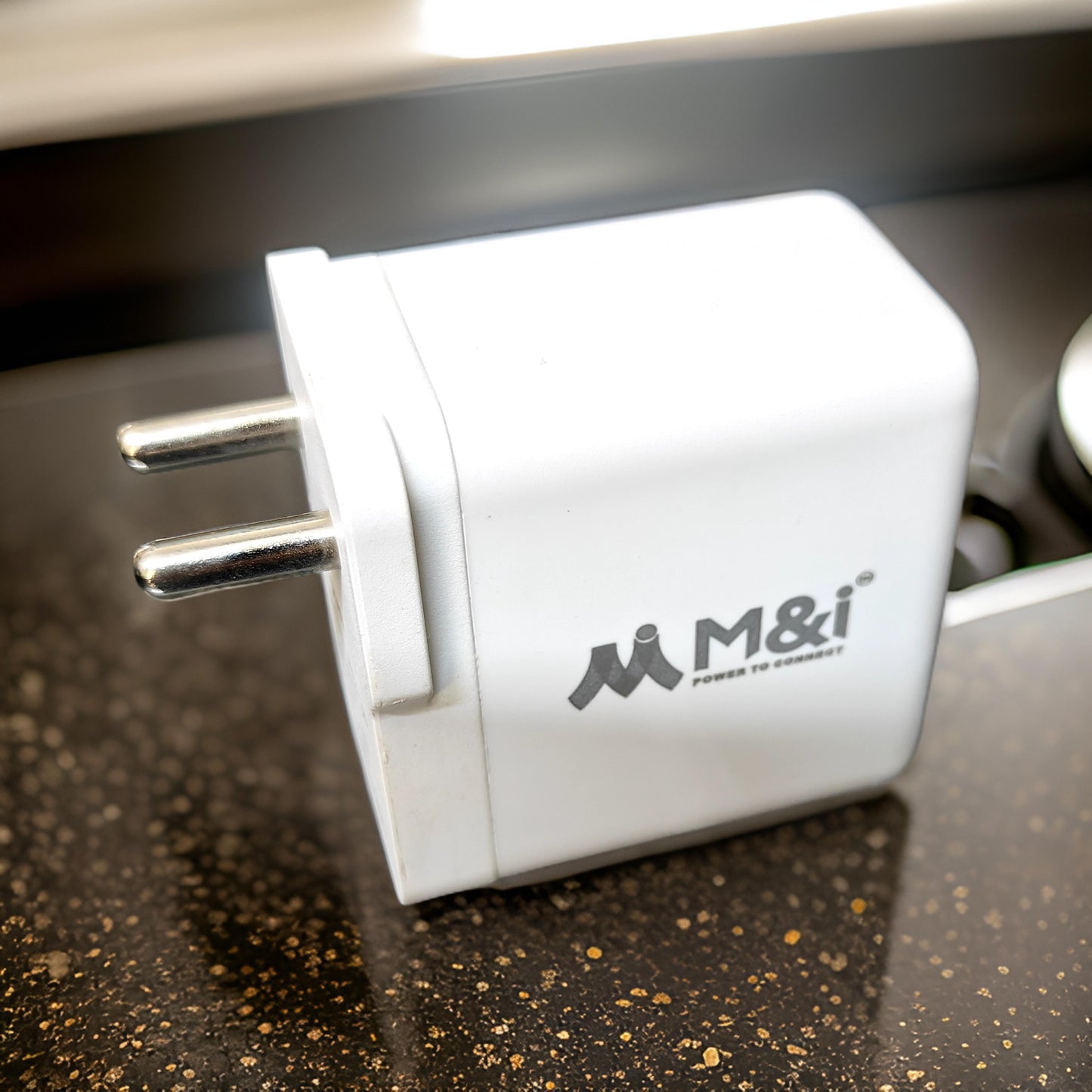 UK-0670 M&i 65W Fast Charing Adaptor & Cable Combo Compatible with OnePlus, Samsung, Realme, Xiaomi, Oppo, Vivo & Other Smartphones, Type C Charger