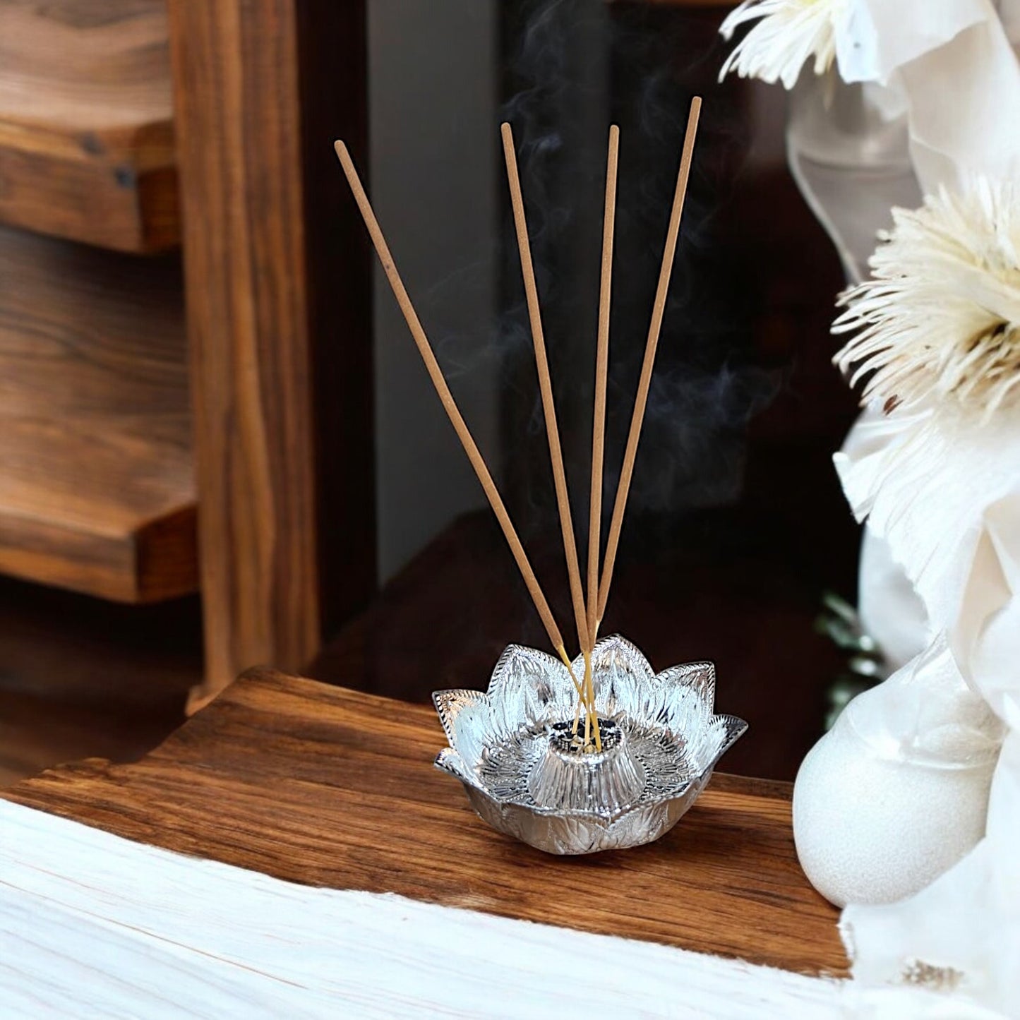UK-0816 Antique Round Agarbatti Incense Holder | Decorative Agarbatti Stand
