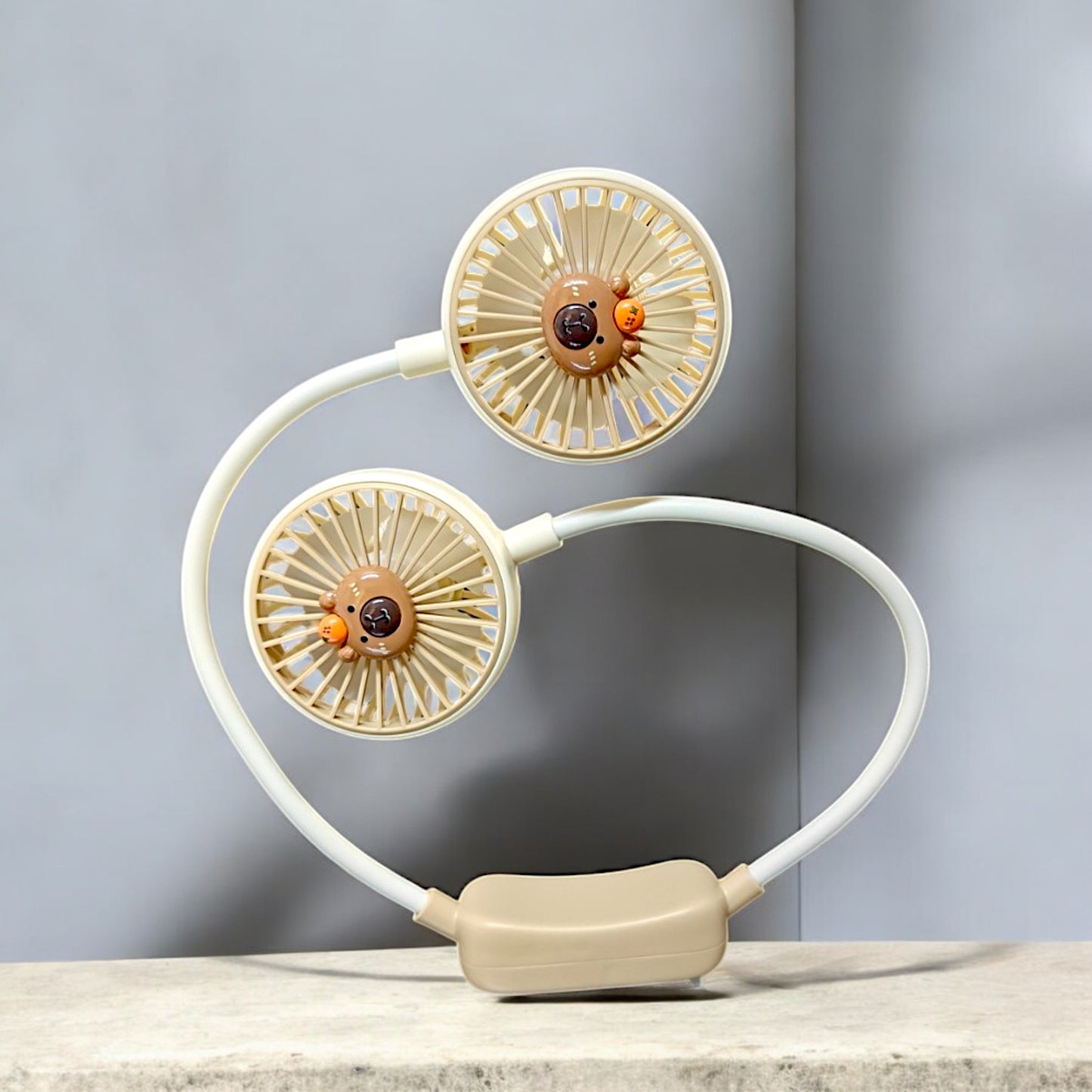 UK-0835 Hand Free Neck Fan, 360 Degree Rotatable Portable Neck Fan