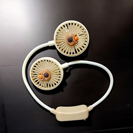 UK-0835 Hand Free Neck Fan, 360 Degree Rotatable Portable Neck Fan