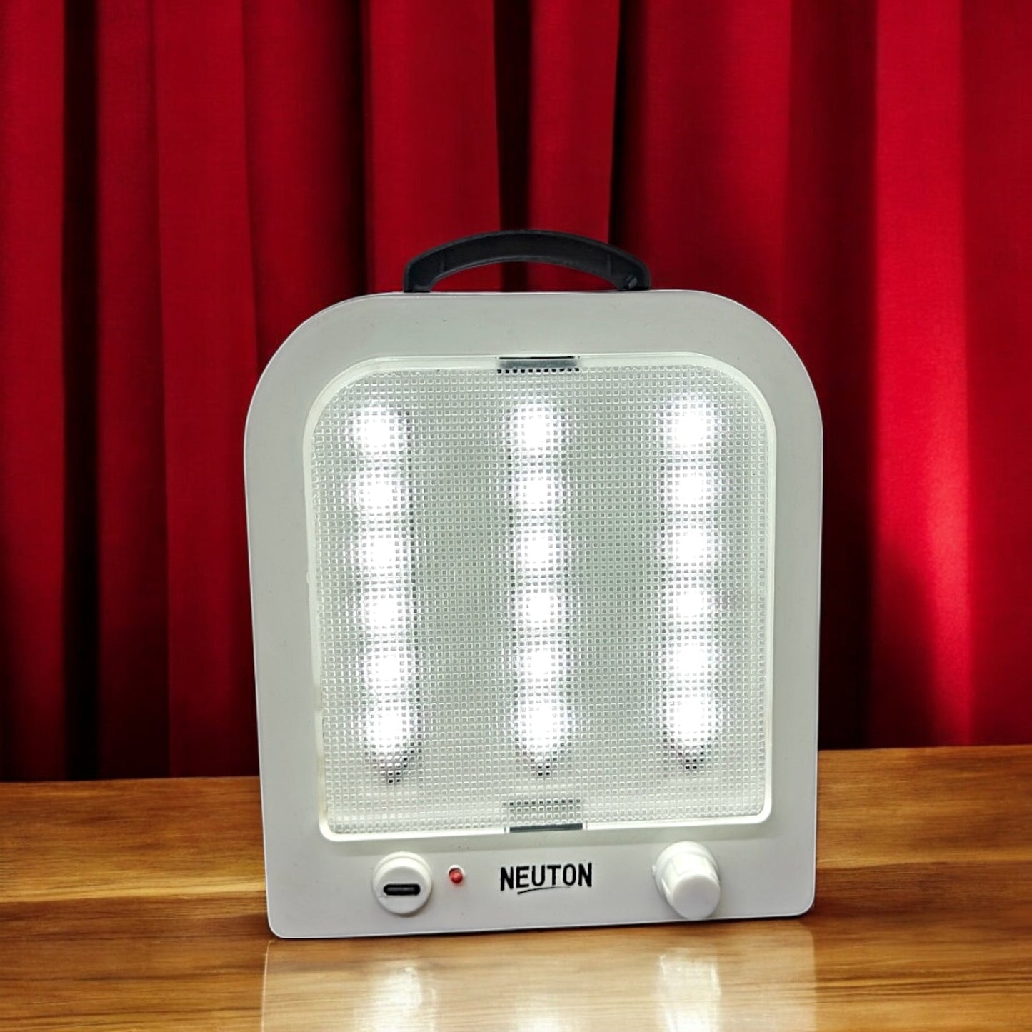UK-0890 Emergency Rechargeable Led Lantern with 1500 Mah Battery | 18 Individual Led Lights | Brightness Control Feature | in- Built Mobile Charging Point|8 Watt