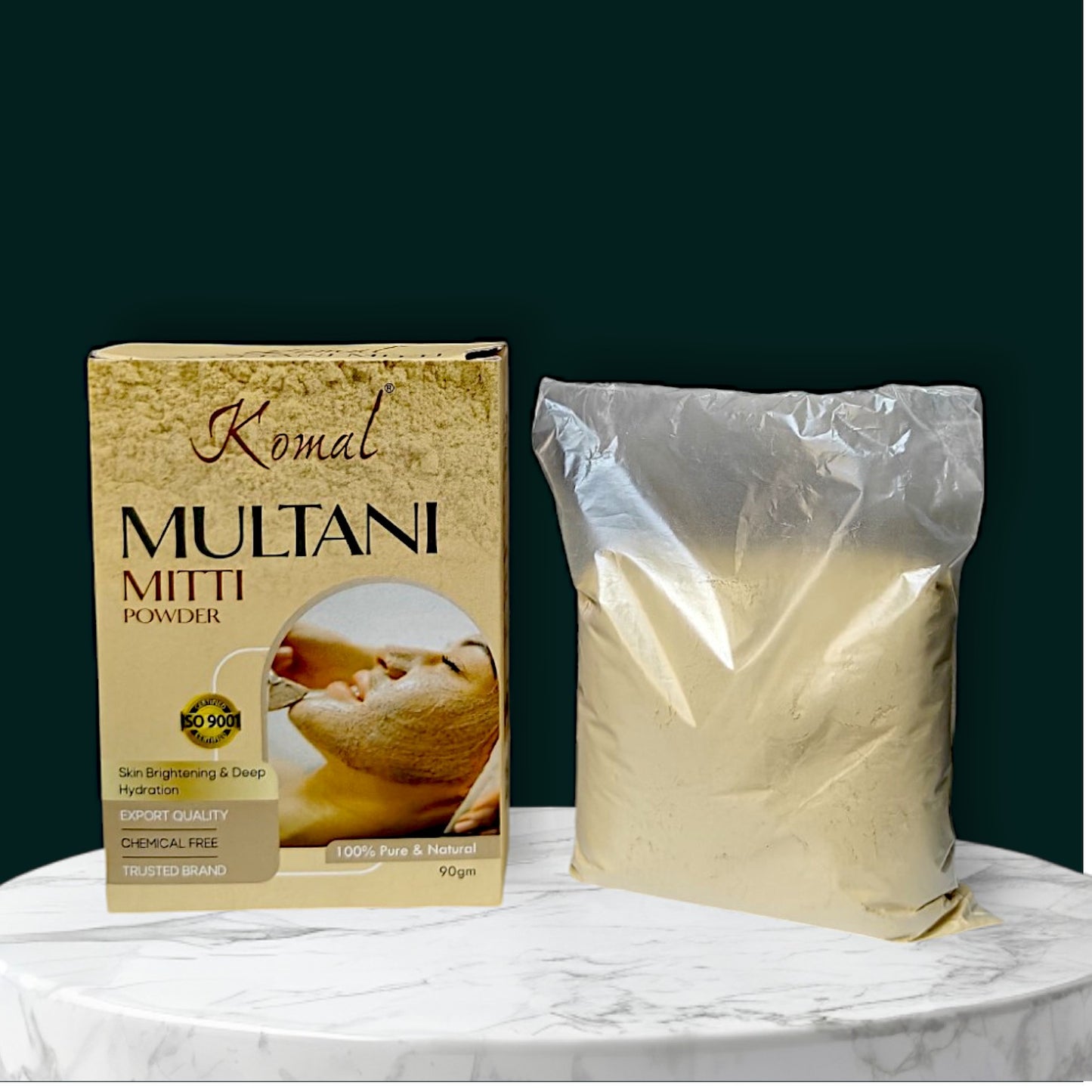 UK-0687 100% Natural Multani Mitti Powder for Face,Skin and Hair (90gm)