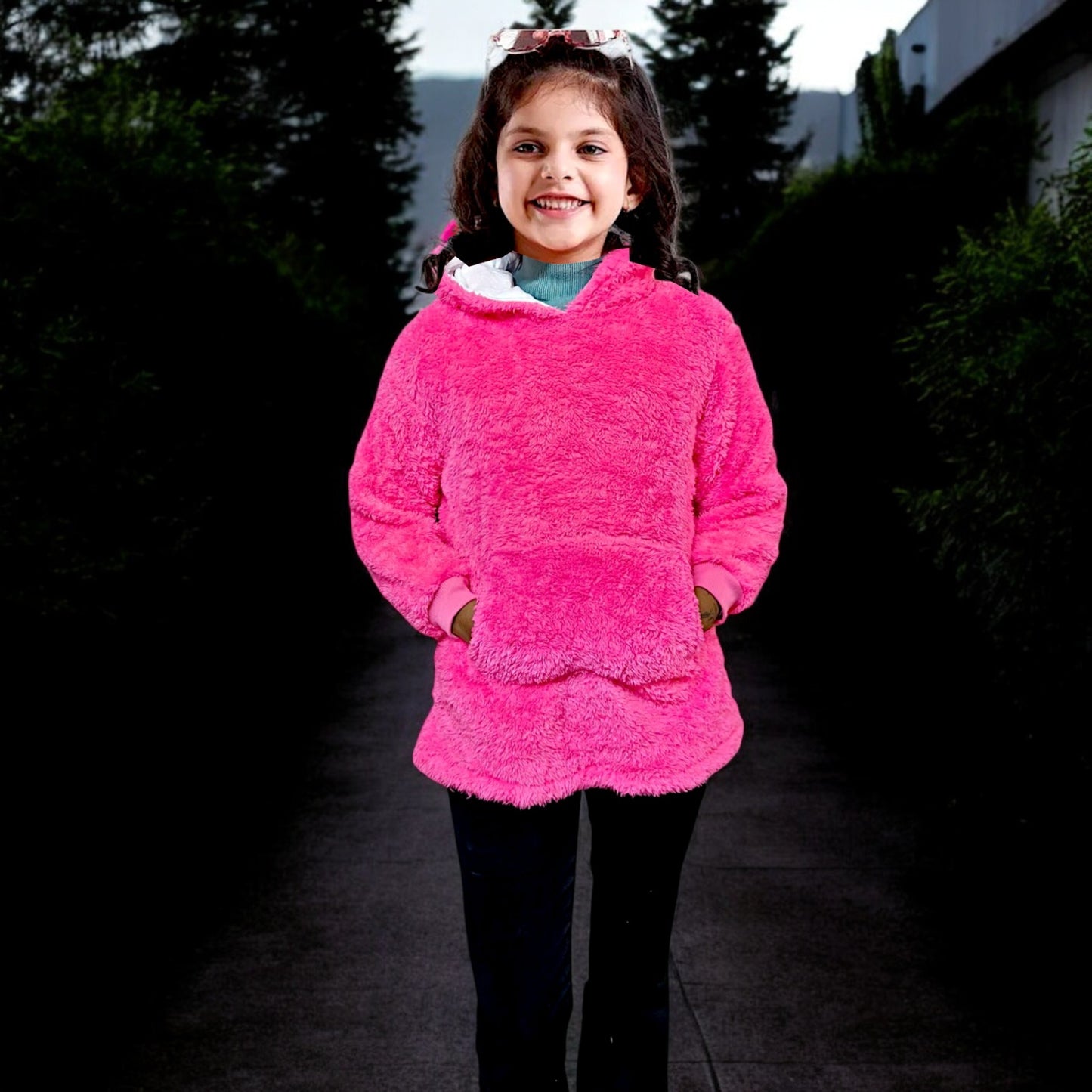 UK-0723 plush toy character hoodie jacket for kids