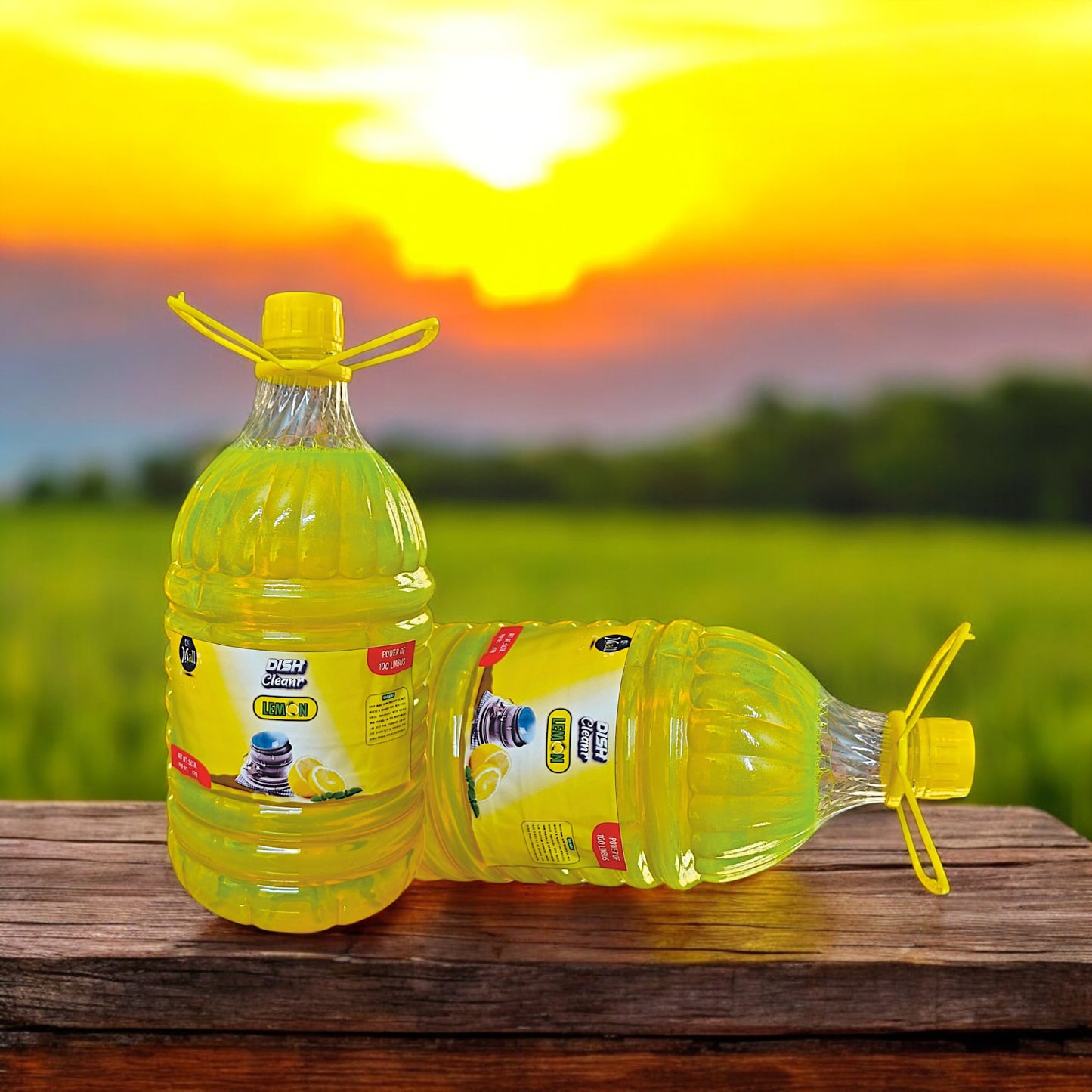 UK-0693 Dish Wash Liquid Gel 5 Litres , Power of LEMON, Leaves No Residue, Grease Cleaner for All Utensils, Concentrated Dishwash Liquid Kitchen Soap