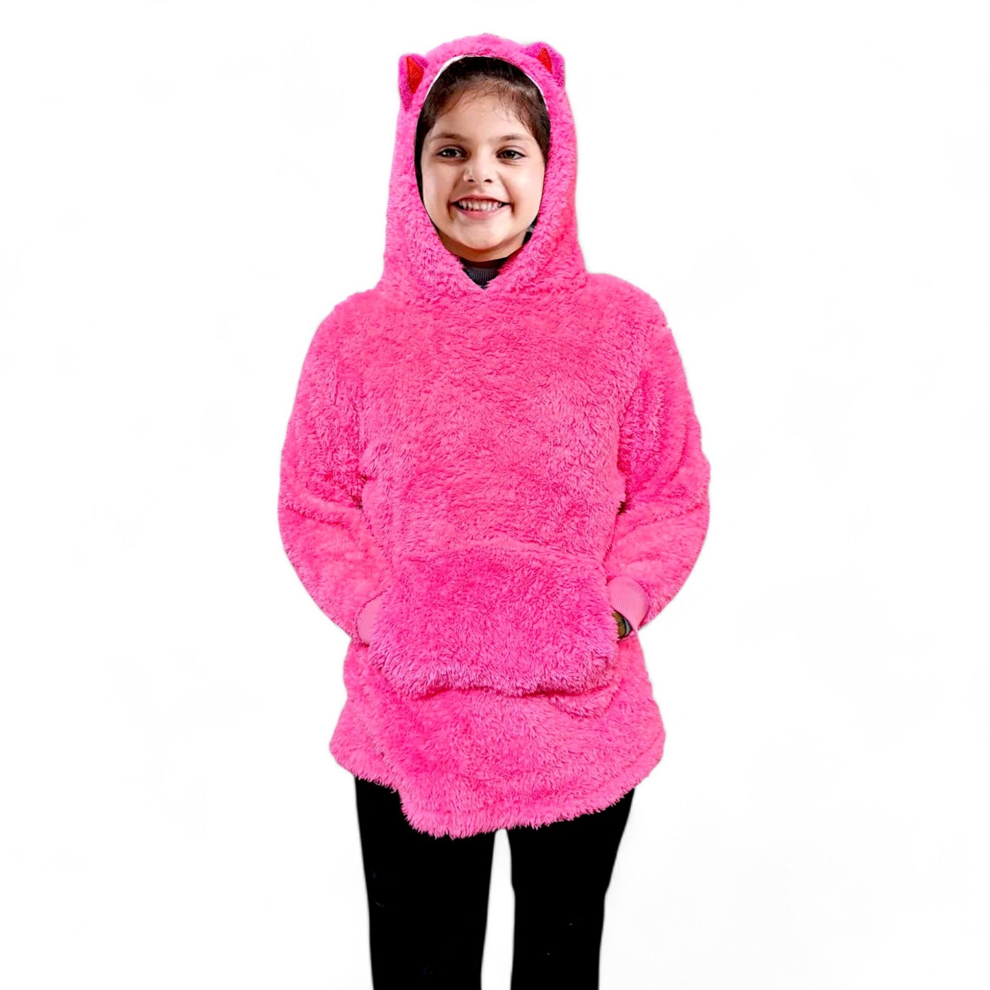 UK-0723 plush toy character hoodie jacket for kids