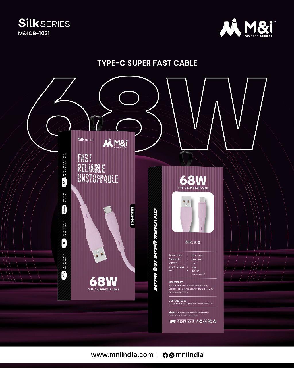UK-0549 M&i TYPE-C Superfast cable