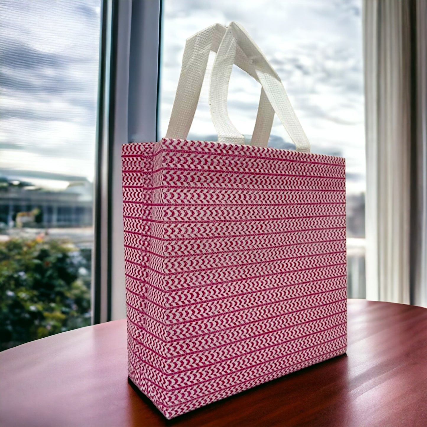 UK-0601 Festive Special Reusable Non-Woven Laminated Gift Bags, Wedding Gifts, Shagun, Saree, Mithai, Jewellery, Traditional Gifting Carry Bag