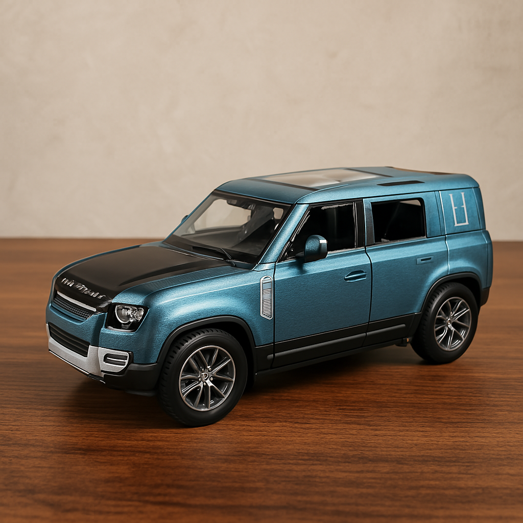 UK-0946 Defender Toy Car Metal Body Openable Doors, Bonnet & Boot Pull-Back Action for Kids Diecast Model
