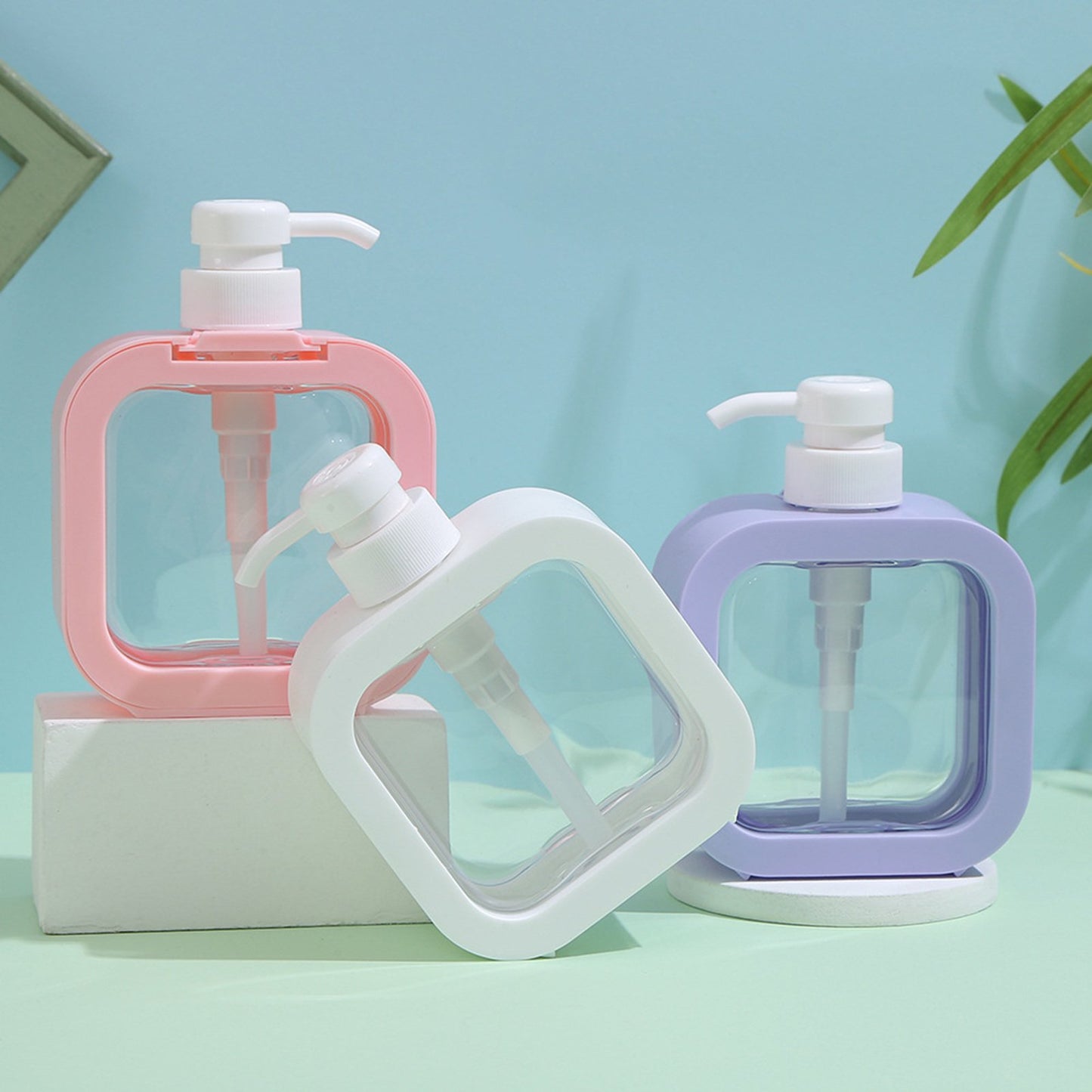 UK-0700 Modern Soap Dispenser Detachable 300 ml for Soap Liquid Laundry 300ml| Bath Accessory Sets| Pump Dispenser| Bathroom Soap Dispensers