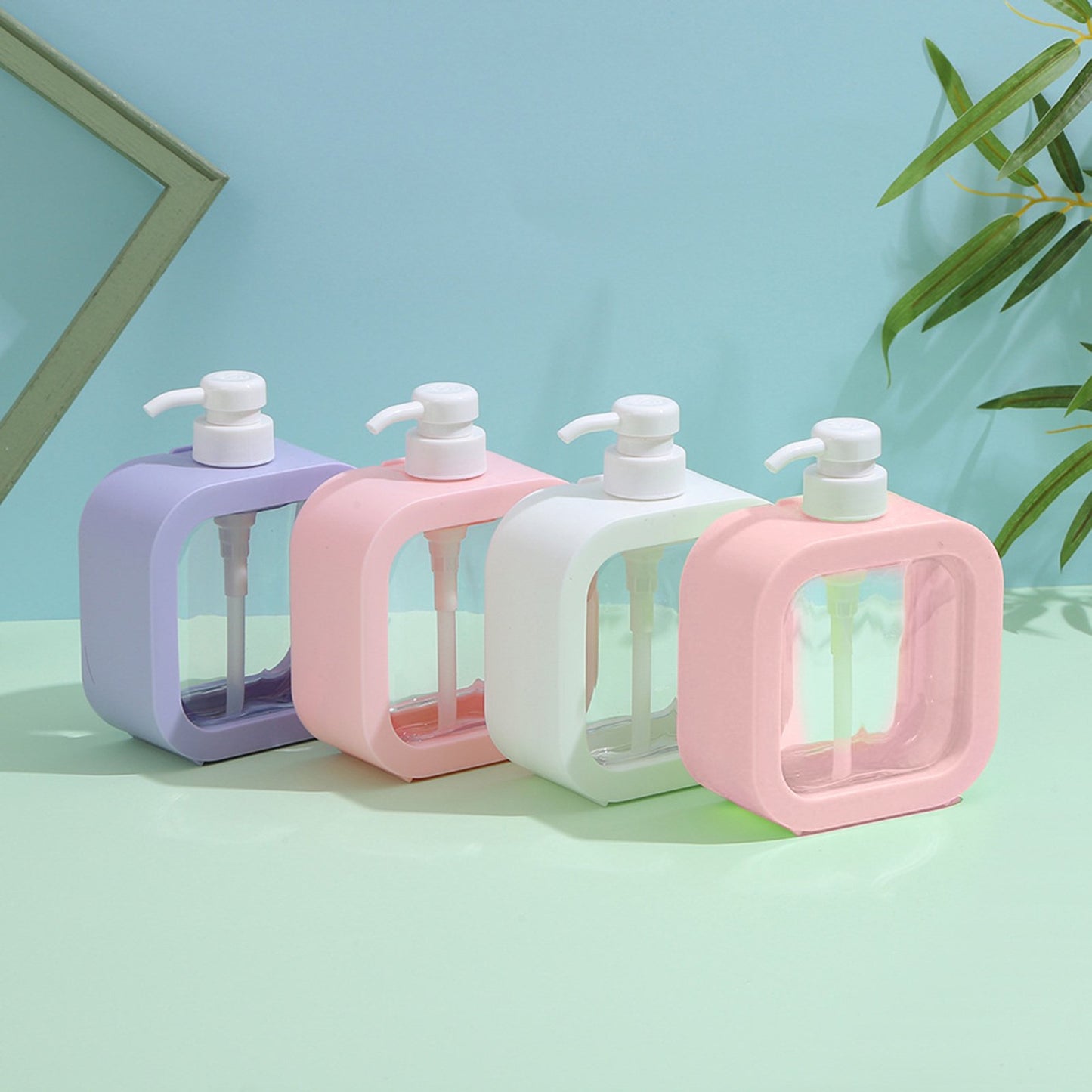 UK-0700 Modern Soap Dispenser Detachable 300 ml for Soap Liquid Laundry 300ml| Bath Accessory Sets| Pump Dispenser| Bathroom Soap Dispensers