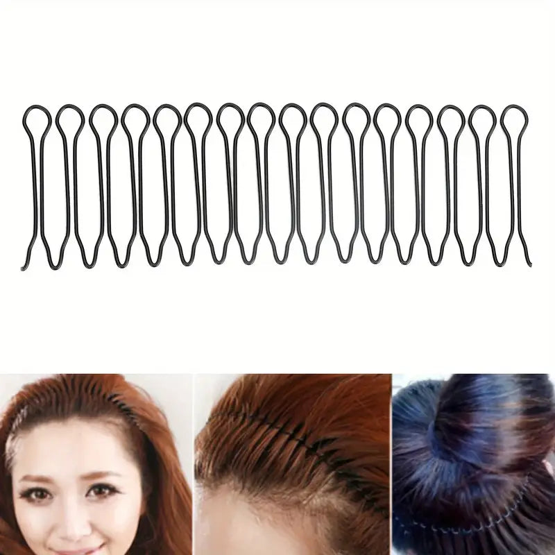 UK-0696 Hair Comb spring Hair Accessories Twist Hair Pin for Parties Daily Working